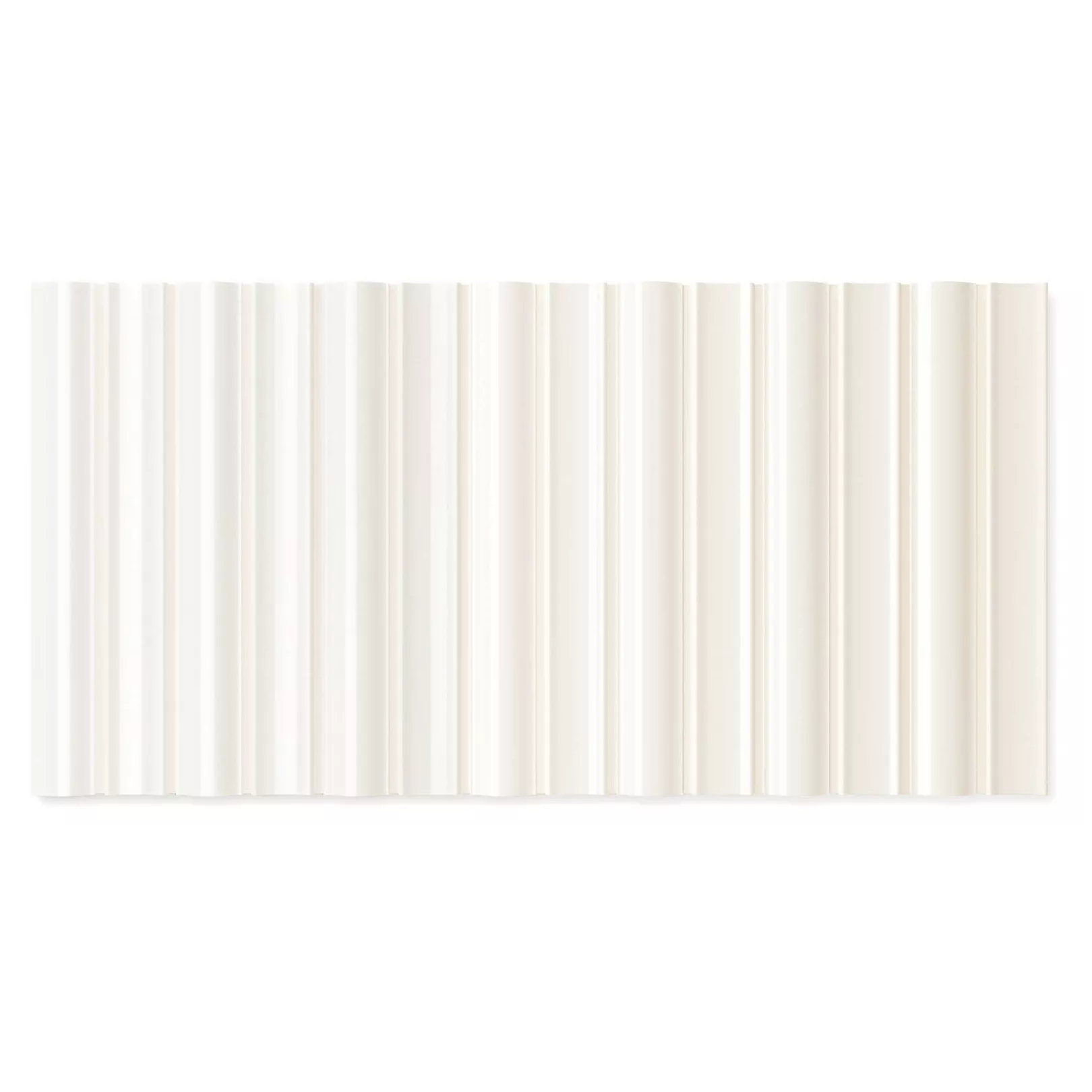 Faience effet graphique FACES Blanc brillant Bars