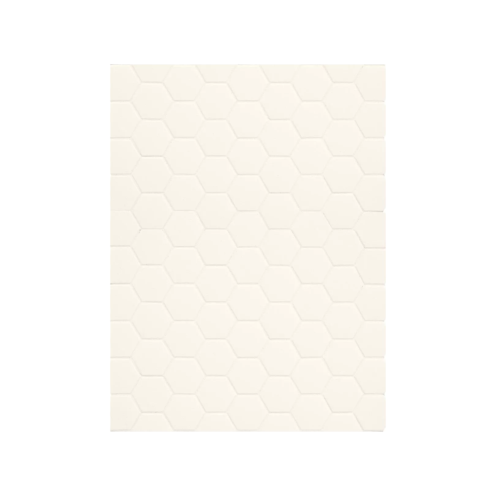 Carrelage grès cérame Hexa mosaïque 4,3x3,8cm sur trame 31,6x31,6cm (10 couleurs, mat ou décor) épaisseur 0,45cm
