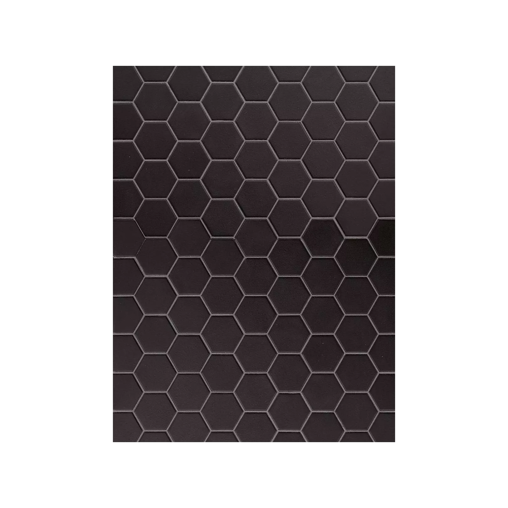 Carrelage grès cérame Hexa mosaïque 4,3x3,8cm sur trame 31,6x31,6cm (10 couleurs, mat ou décor) épaisseur 0,45cm