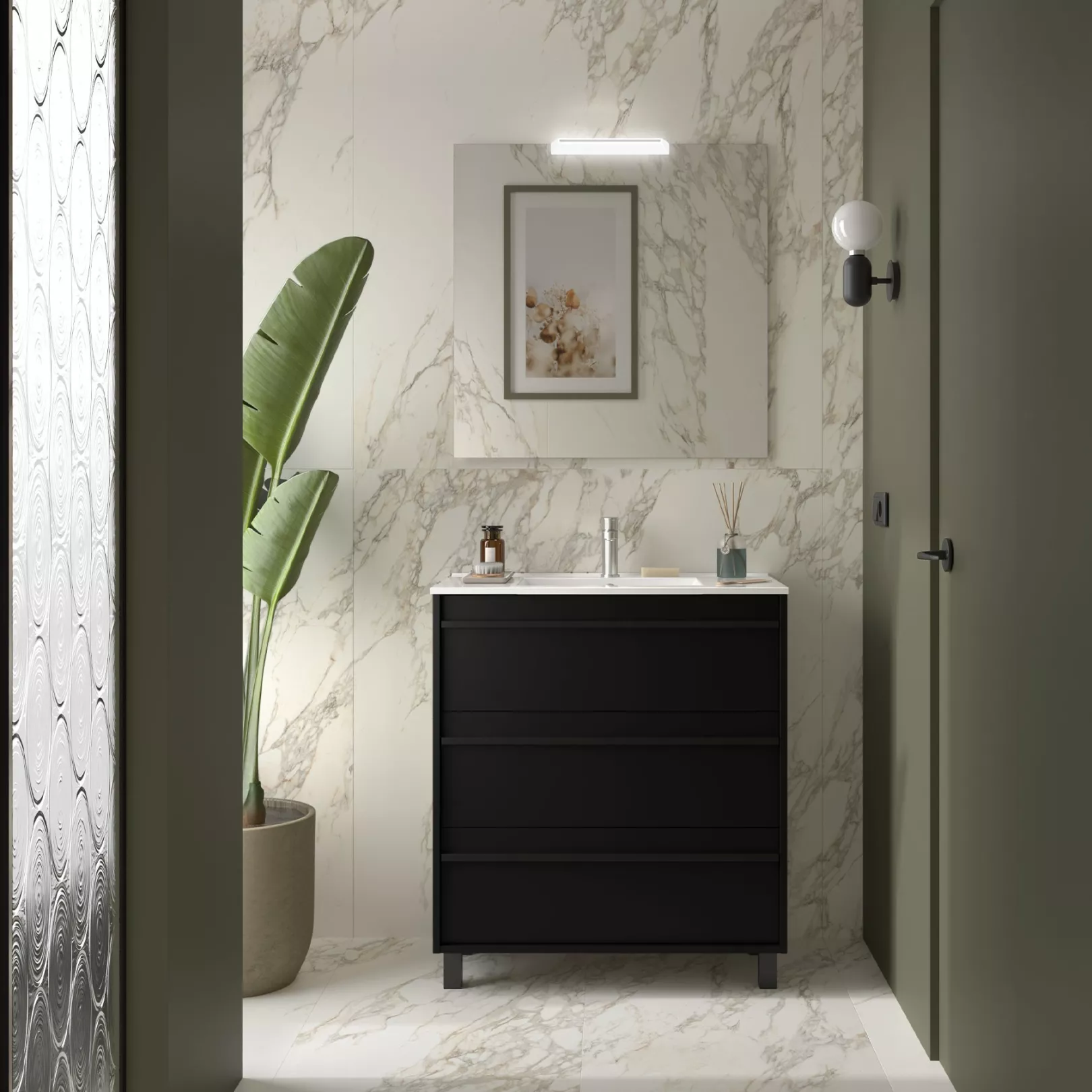 Meuble bain sur pieds MINGLE