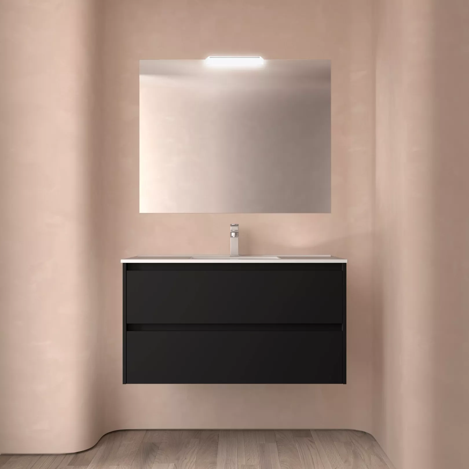 Meuble bain suspendu SPLASH 2 tiroirs / 4 tiroirs