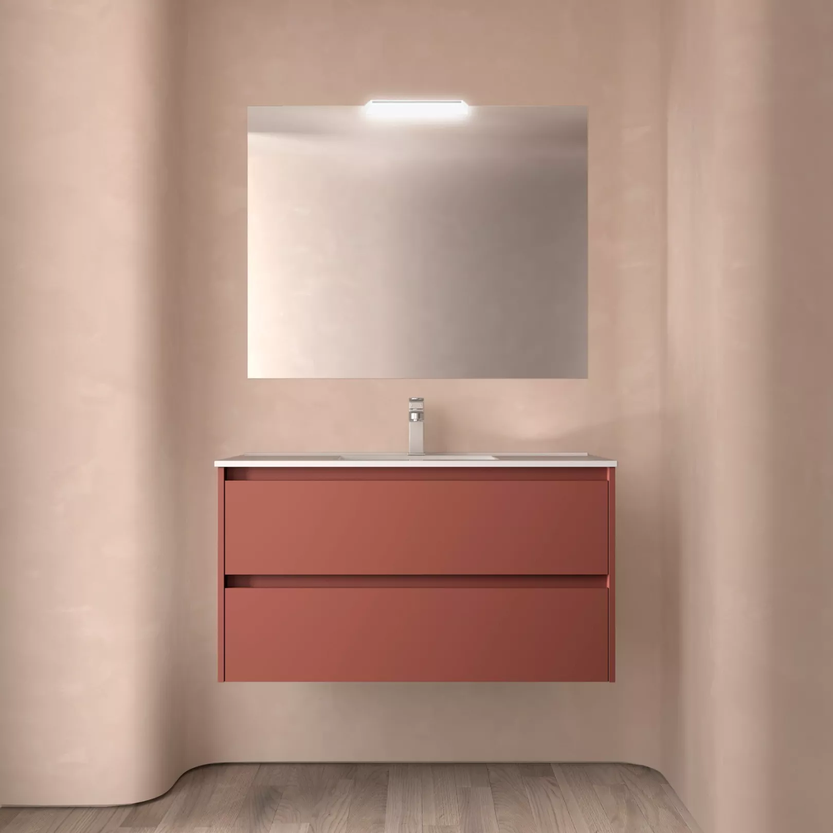 Meuble bain suspendu SPLASH 2 tiroirs / 4 tiroirs