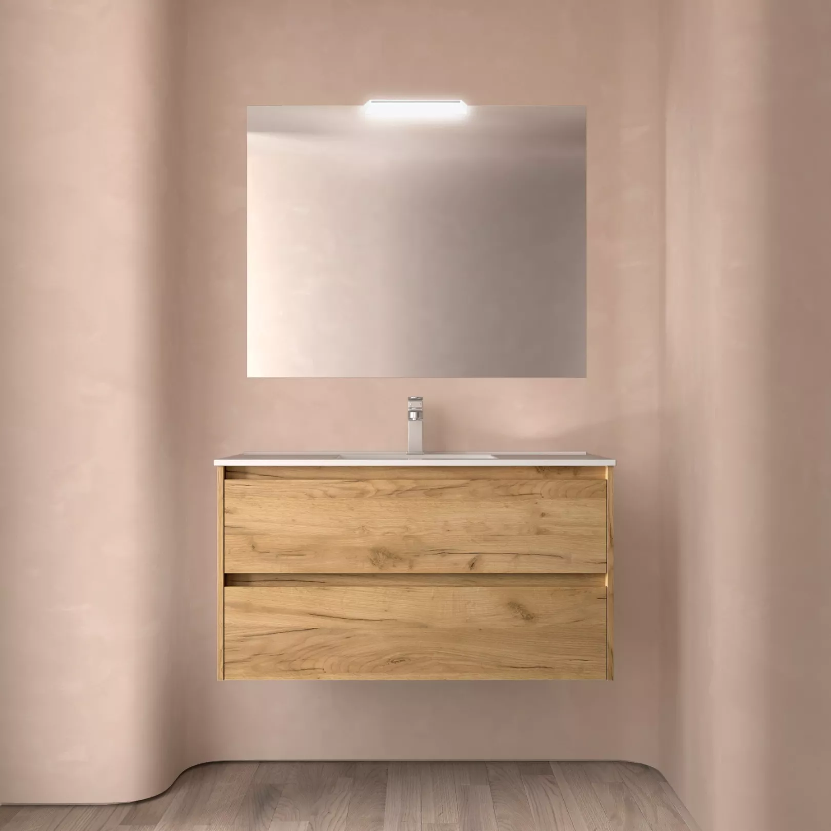 Meuble bain suspendu SPLASH 2 tiroirs / 4 tiroirs
