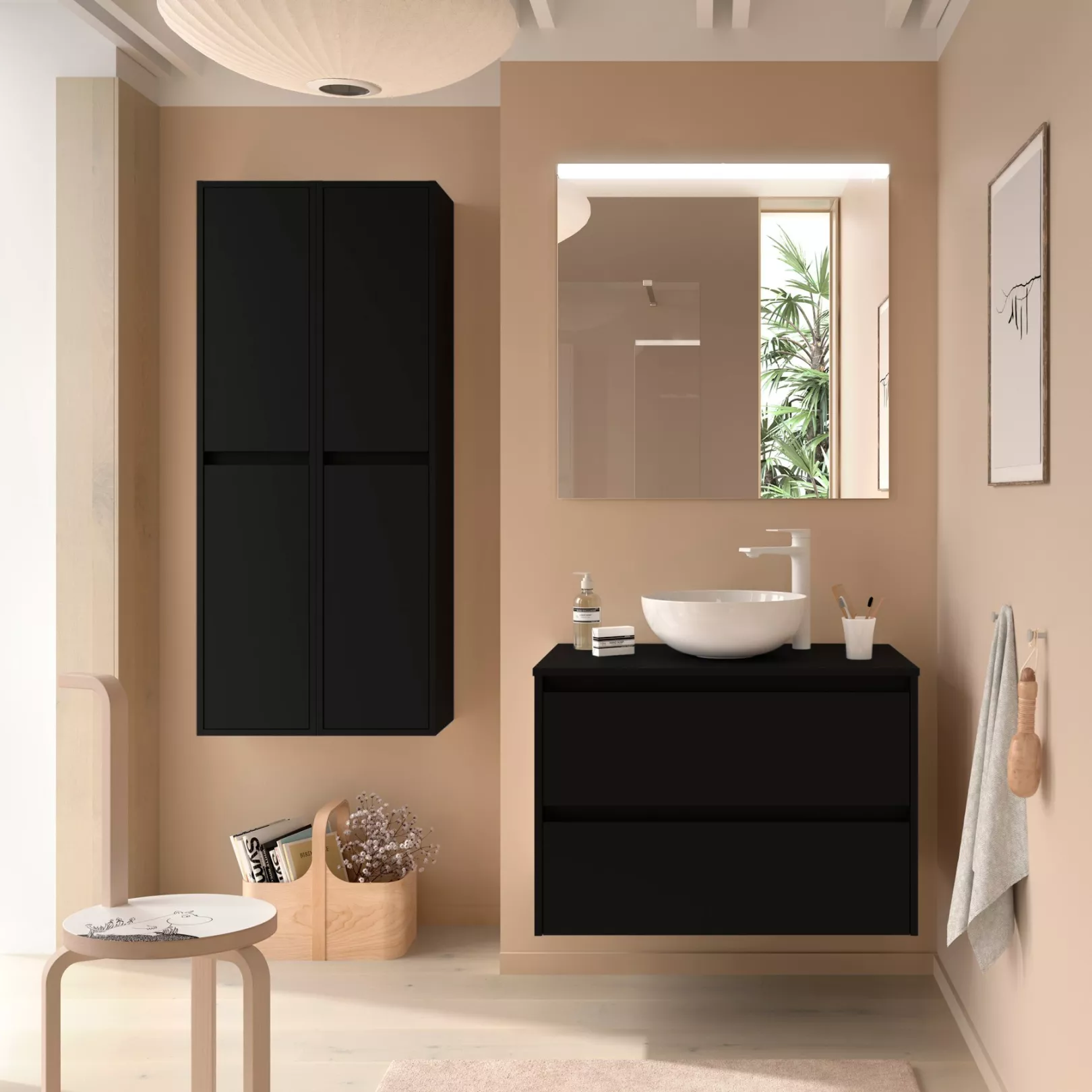 Meuble bain suspendu SPLASH 2 tiroirs / 4 tiroirs