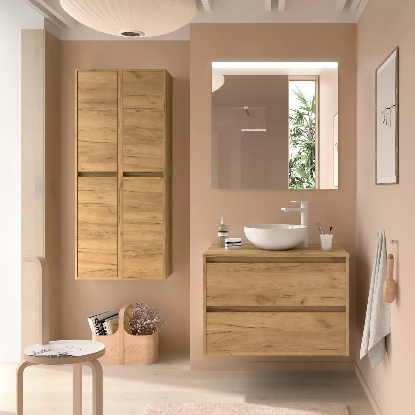 Meuble bain suspendu SPLASH 2 tiroirs / 4 tiroirs
