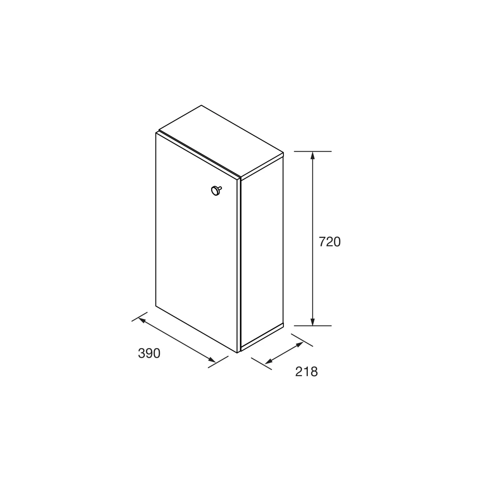 Armoire de bain suspendue NANO