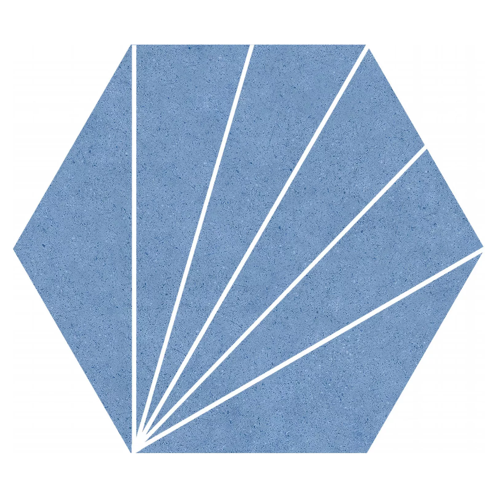 Carrelage grès cérame effet graphique HEXAGONE HEX ASTER 25x22cm