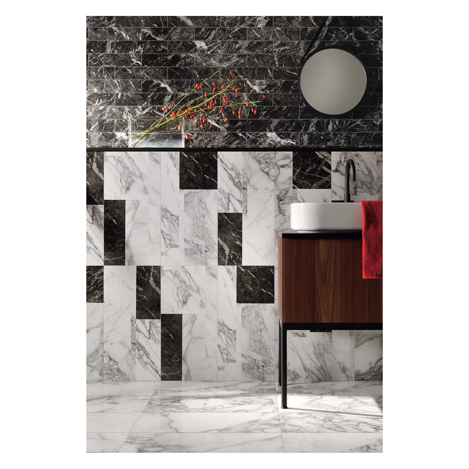 Carrelage grès cérame effet marbre PRESTIGE DECO