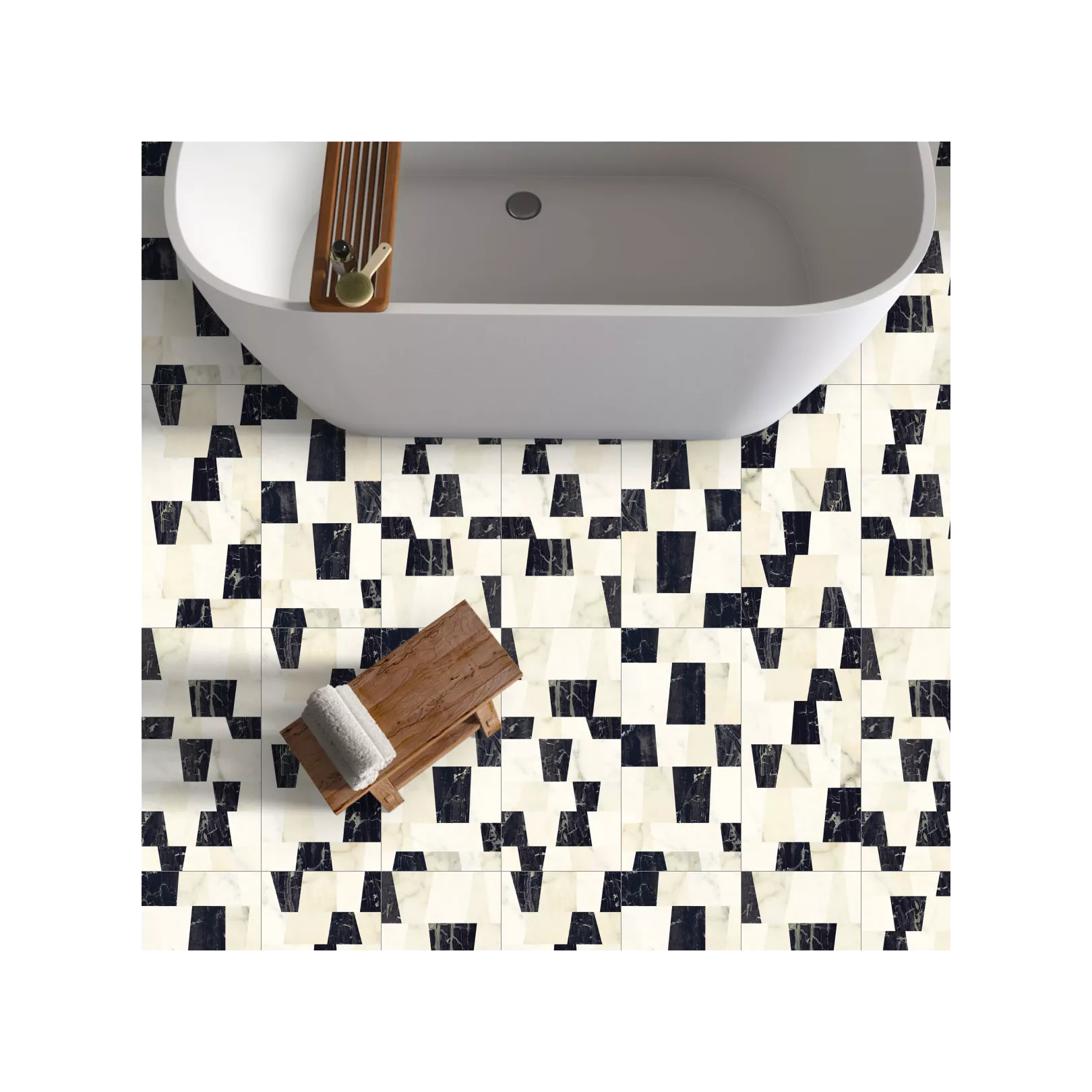 Carrelage grès cérame effet marbre PRESTIGE DECO