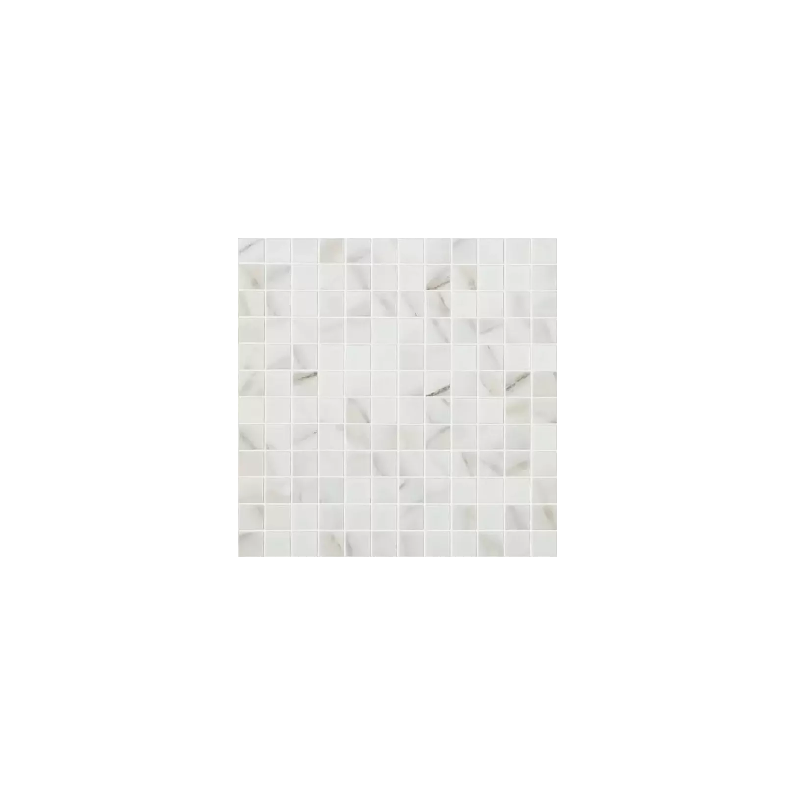 Mosaïque de pâte de verre effet marbre carré 2,5x2,5cm