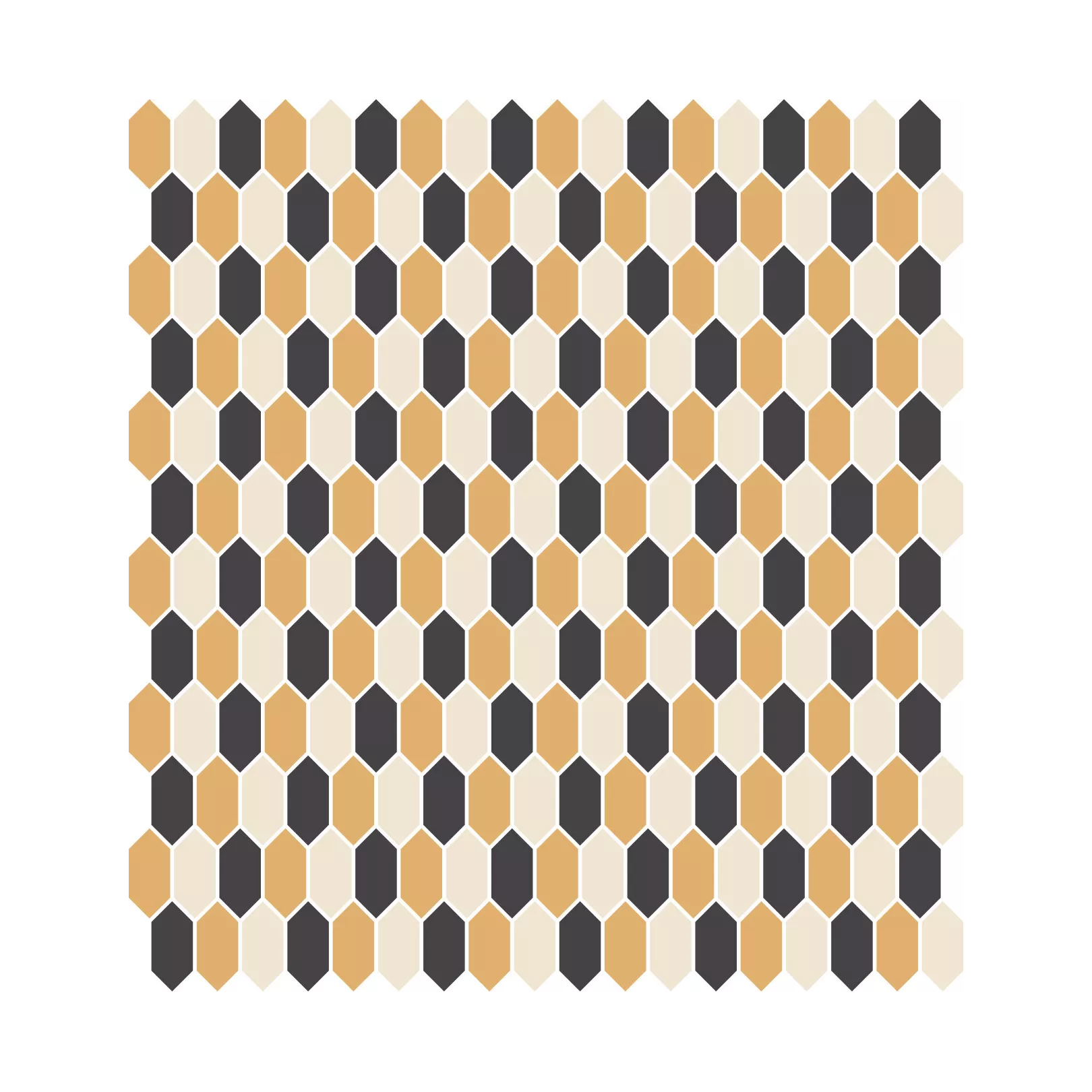Carrelage grès cérame VICTORIAN NAVETTE DECOR