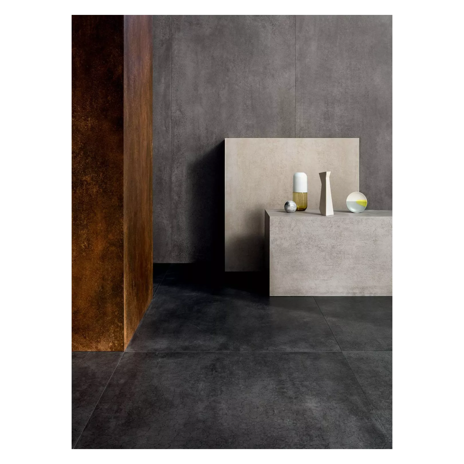 Carrelage grès cérame effet béton CONCRETO