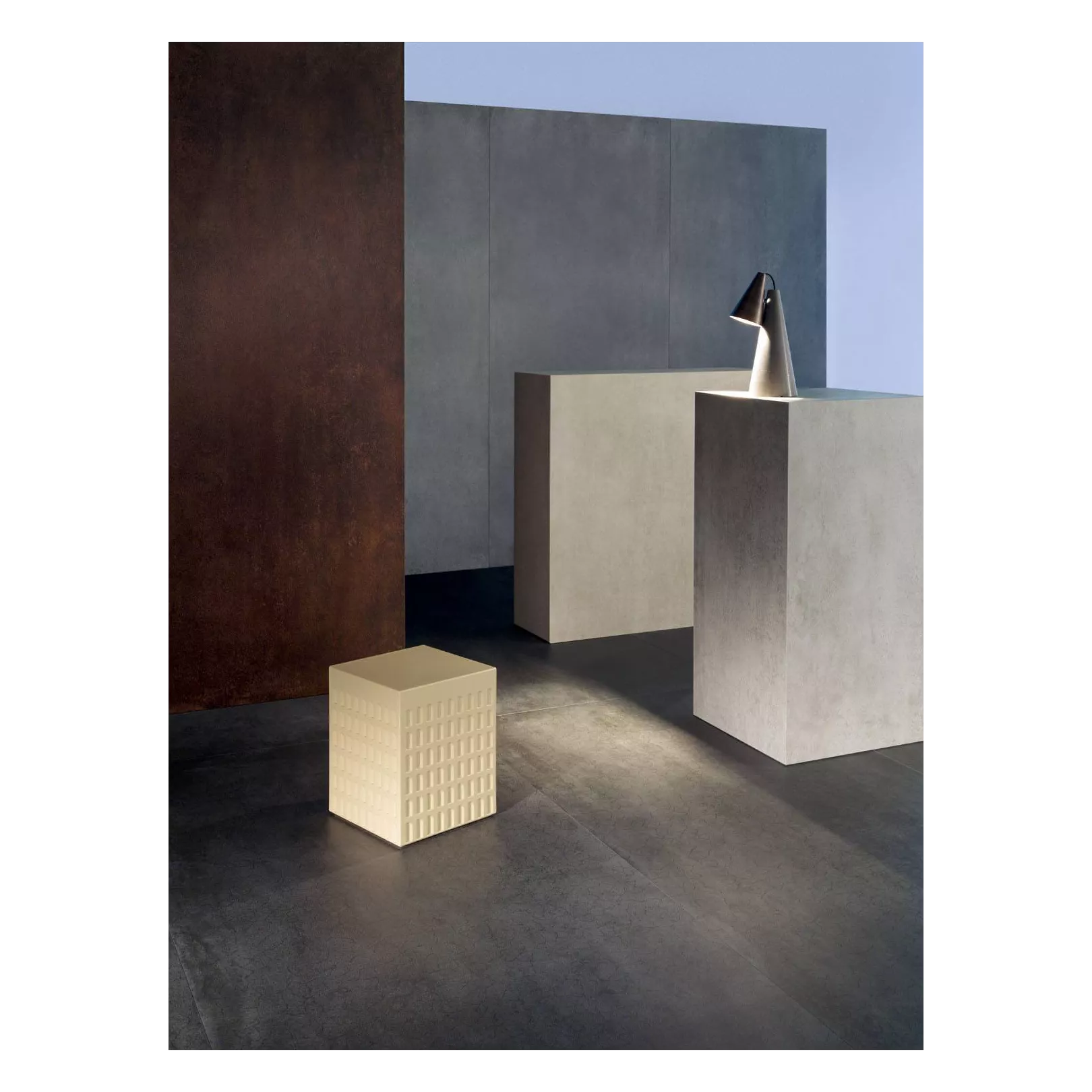 Carrelage grès cérame effet béton CONCRETO