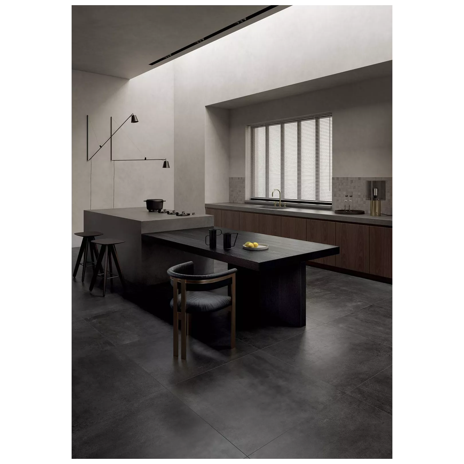 Carrelage grès cérame effet béton CONCRETO