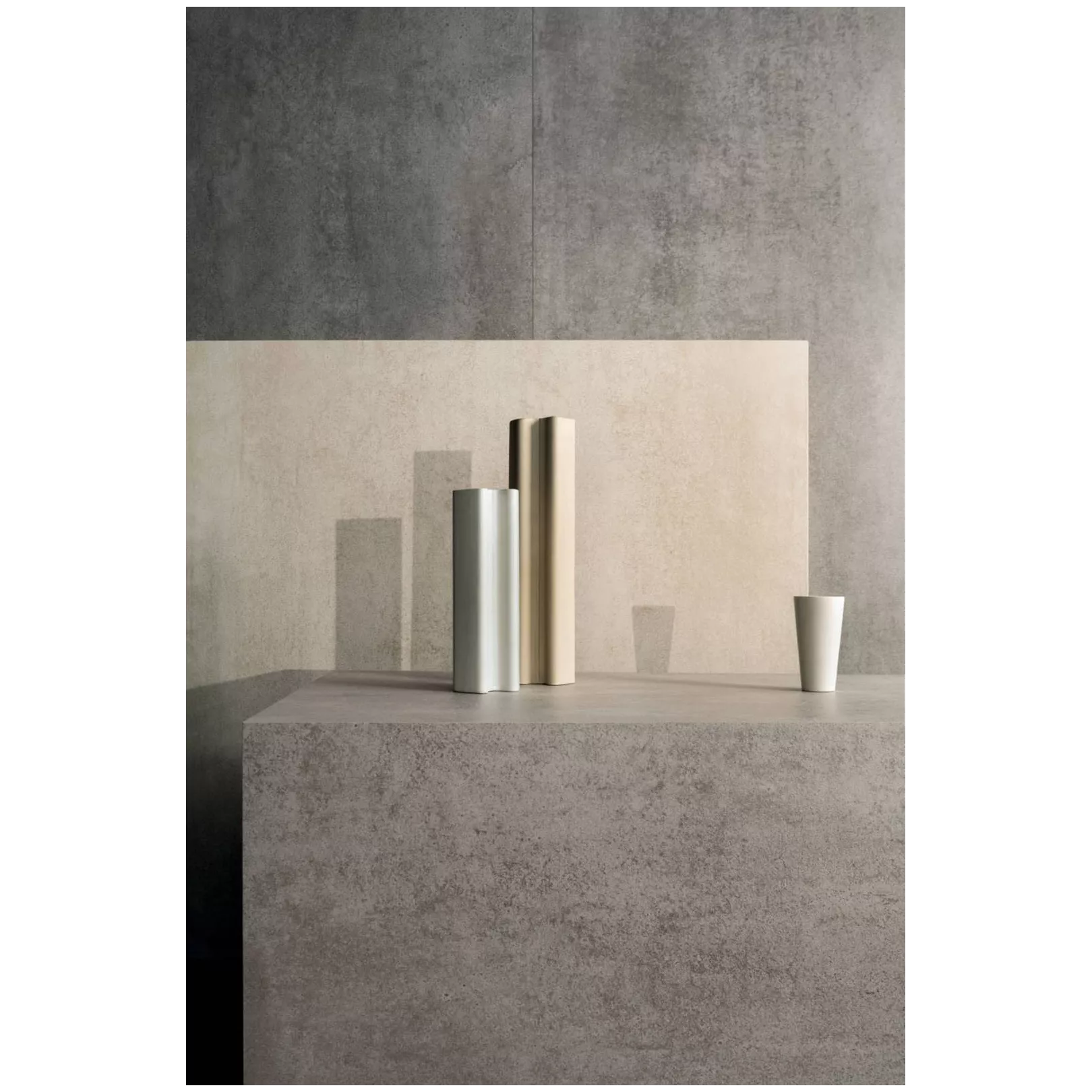 Carrelage grès cérame effet béton CONCRETO