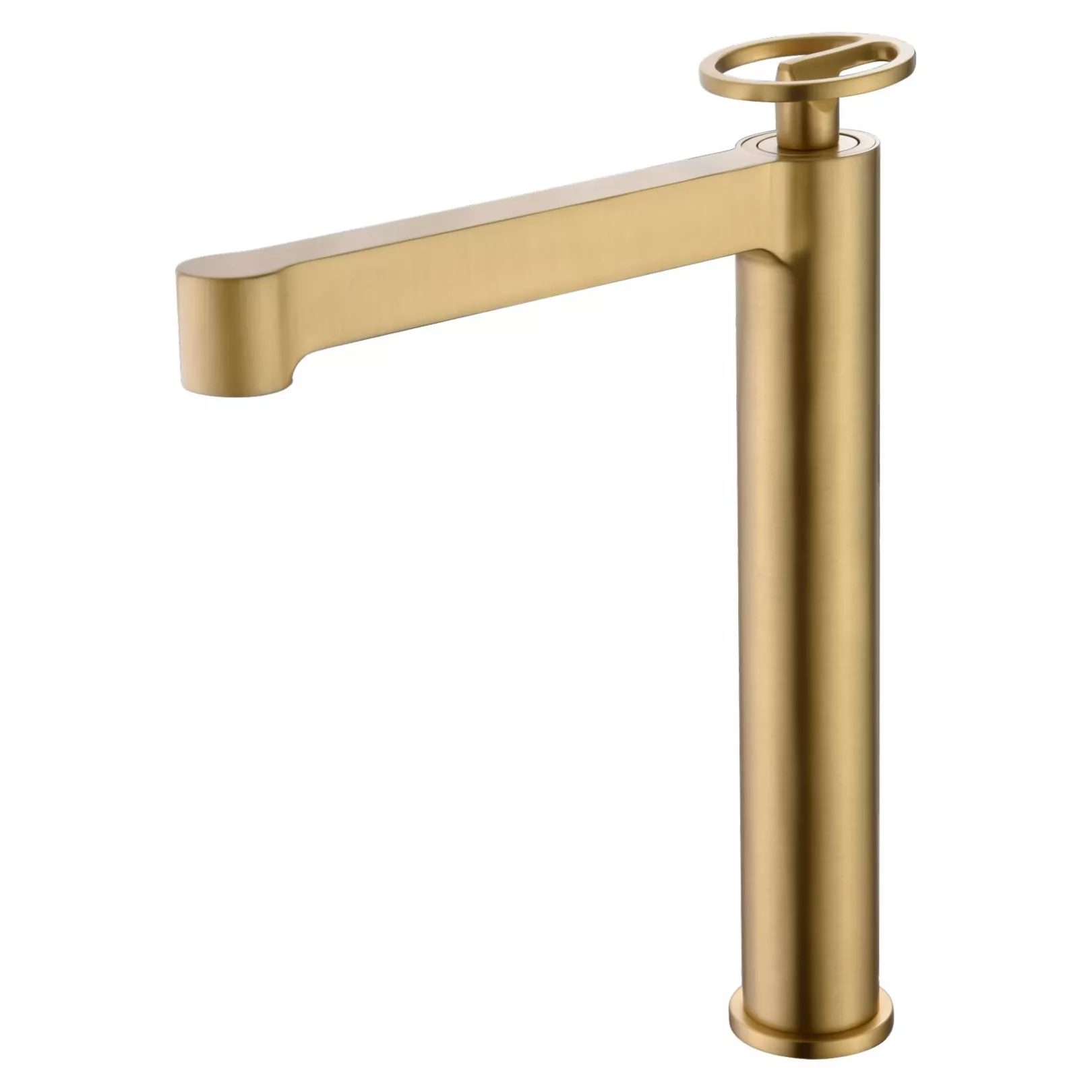 Robinet mitigeur monocommande RING à poser pour lavabo version haute (1 trou)
