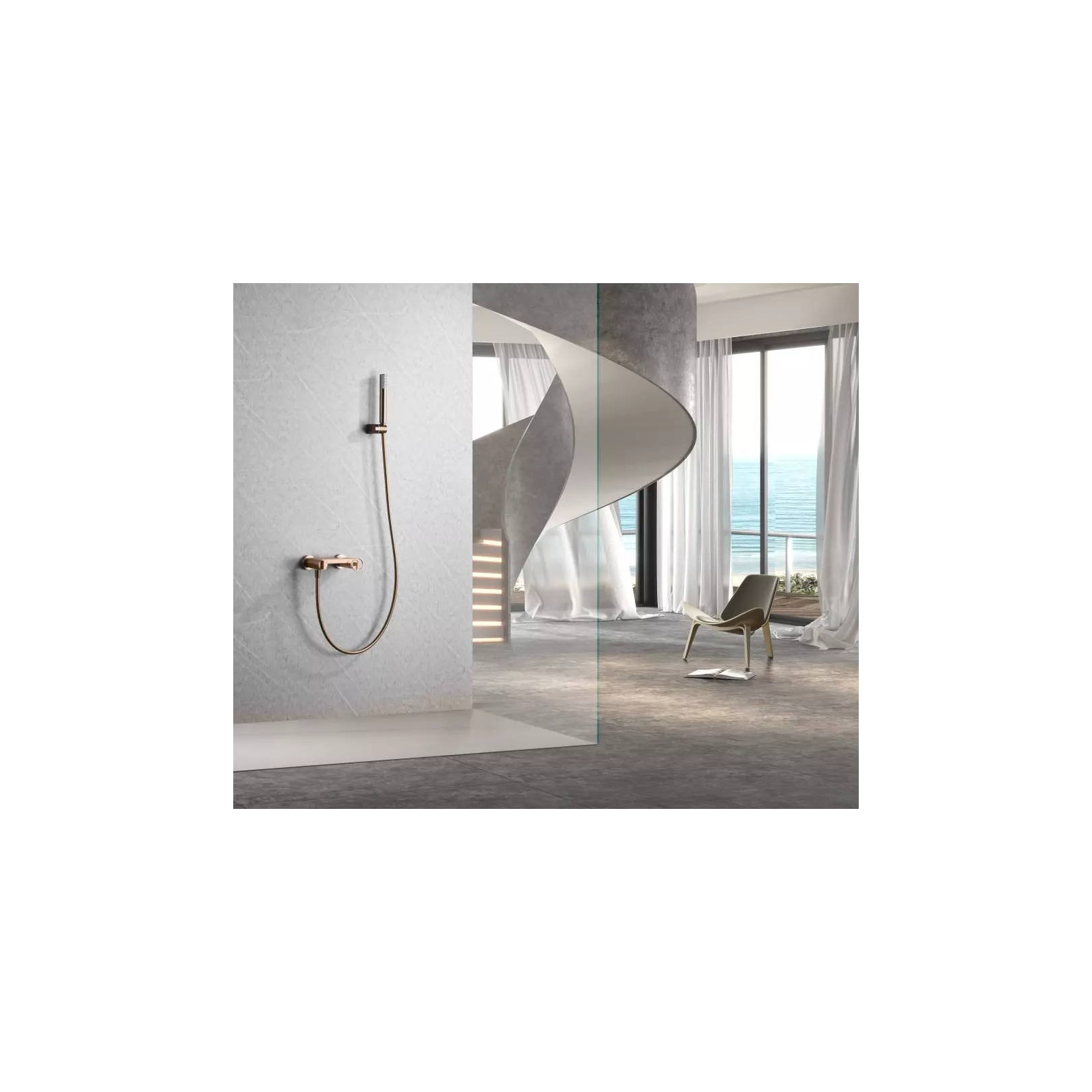 Douchette RING mitigeur monocommande bain/douche