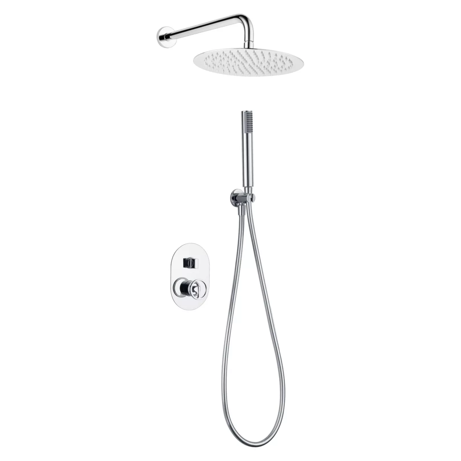 Ensemble de douche RING à encastrer - mitigeur monocommande