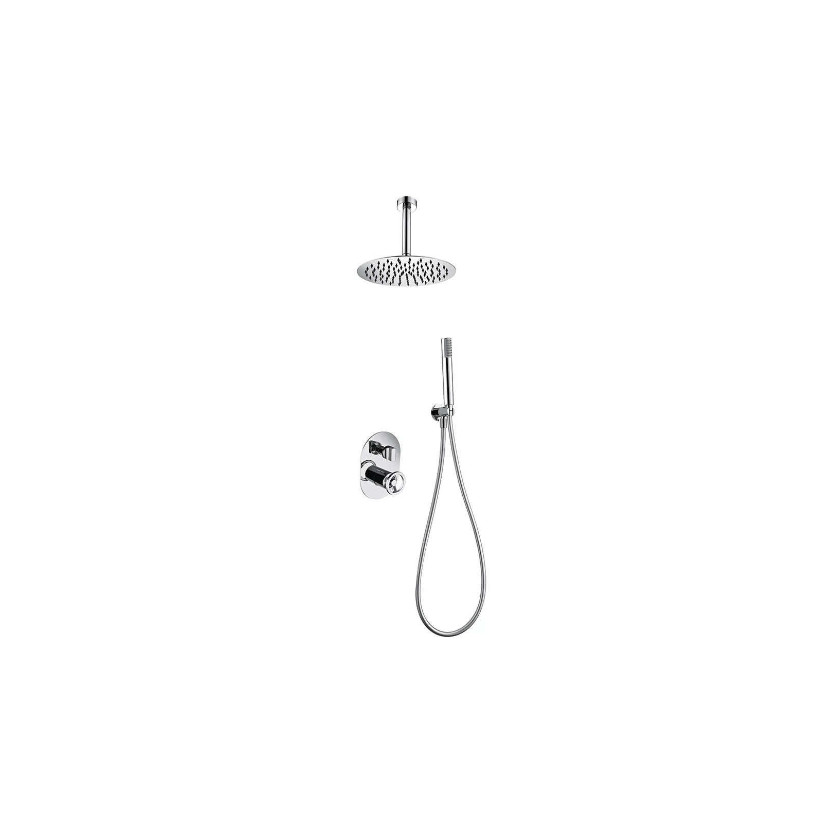 Ensemble de douche RING à encastrer - mitigeur monocommande