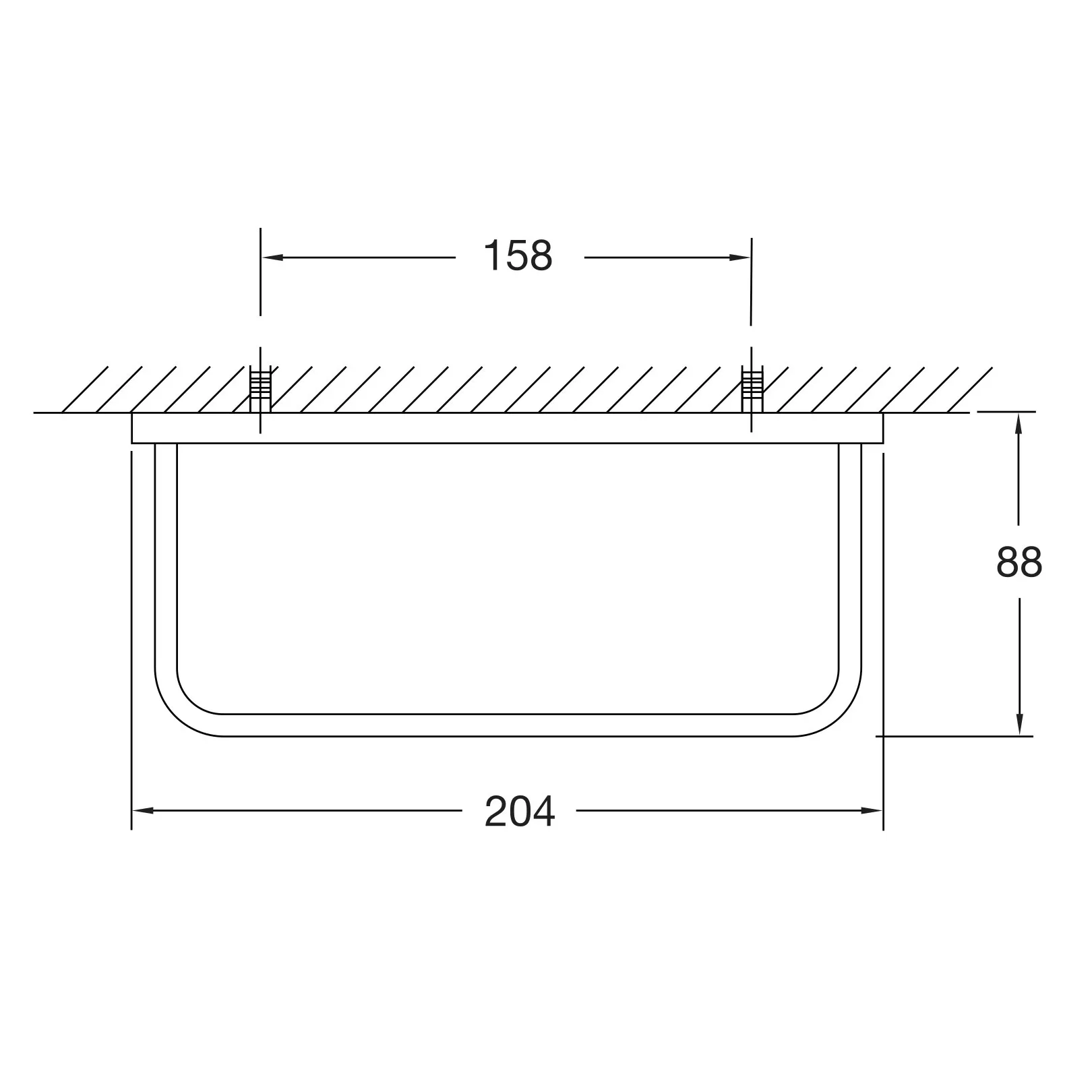 Porte serviette 450 2500