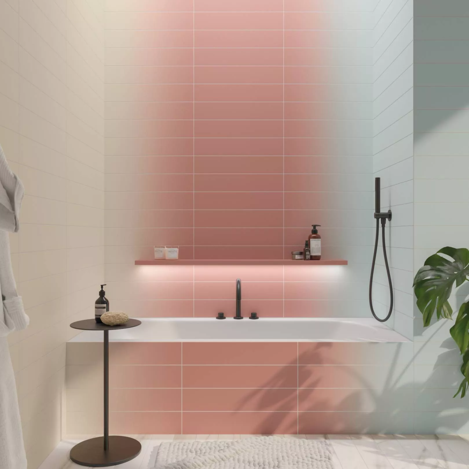 Carrelage mural faience effet graphique MELANGE