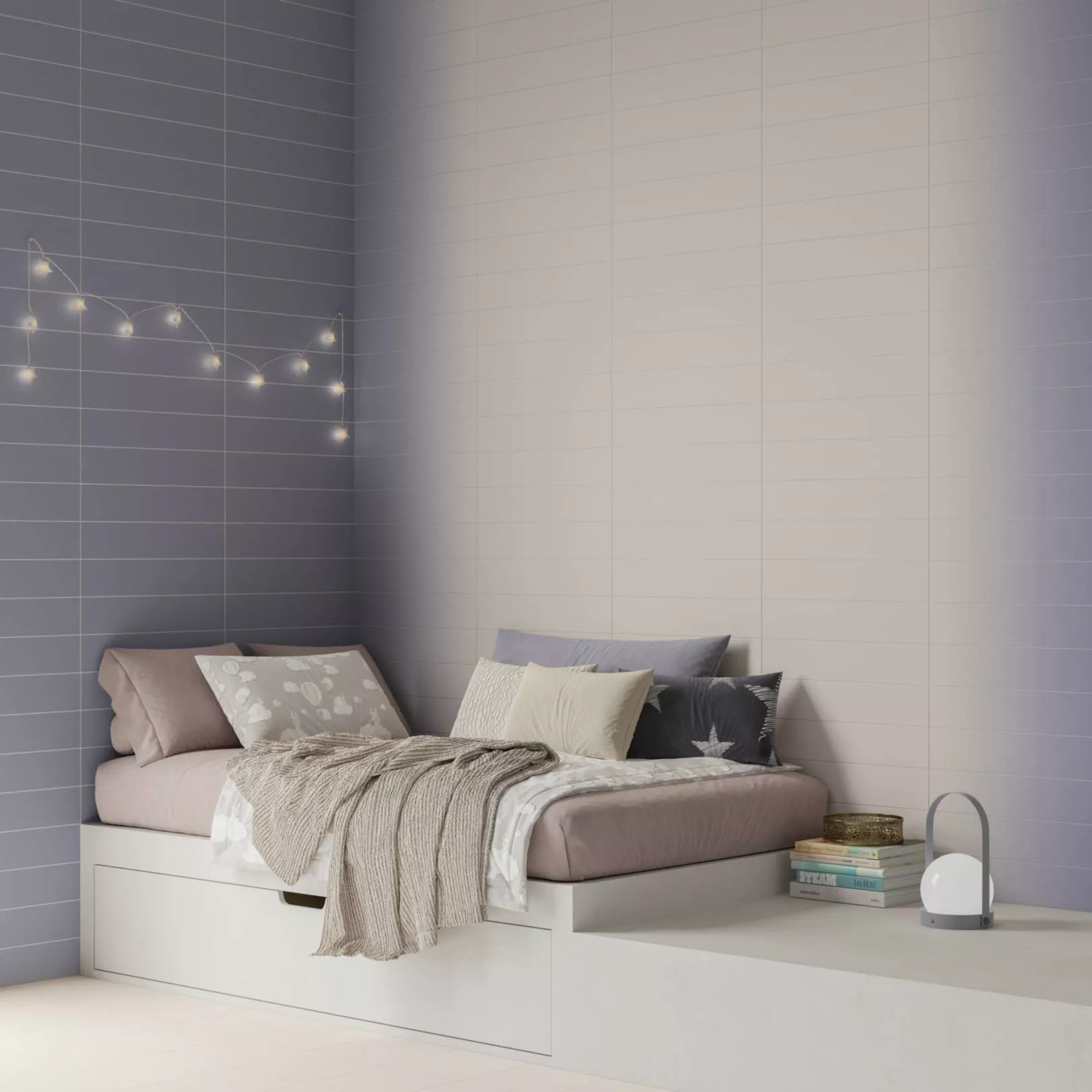 Carrelage mural faience effet graphique MELANGE