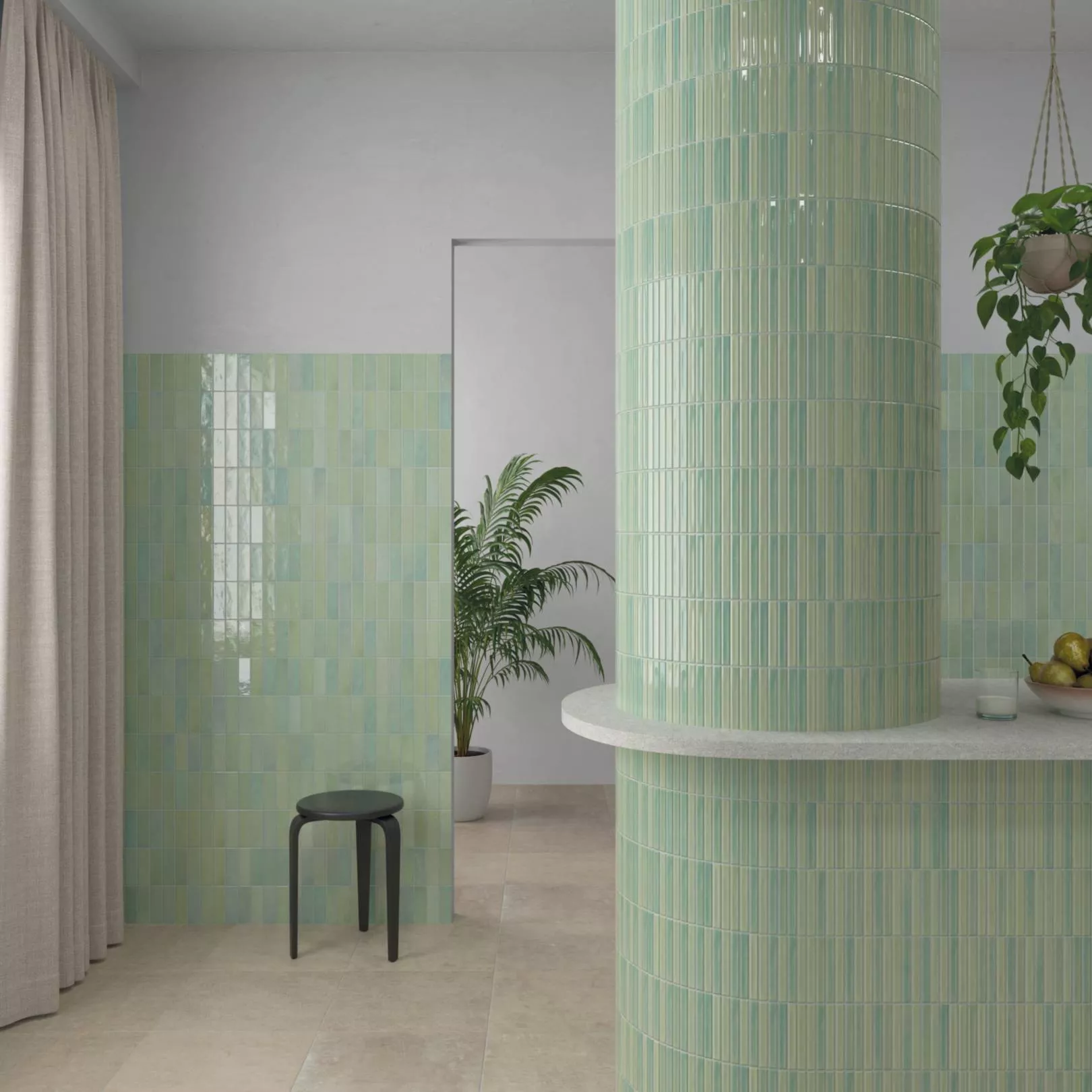 Carrelage mural faience effet graphique COLOUR NOTES