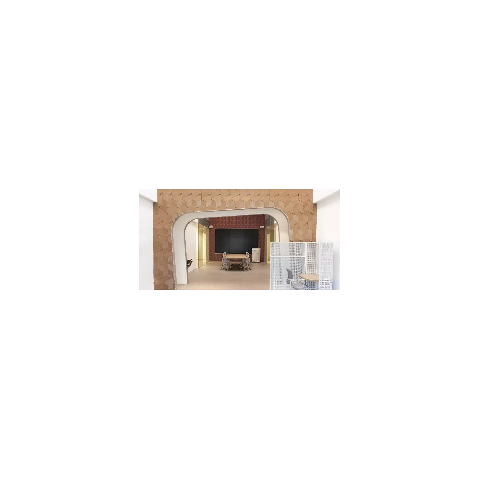 Panneau décoratif mural ORAC DECOR 3D W101 TRAPEZIUM
