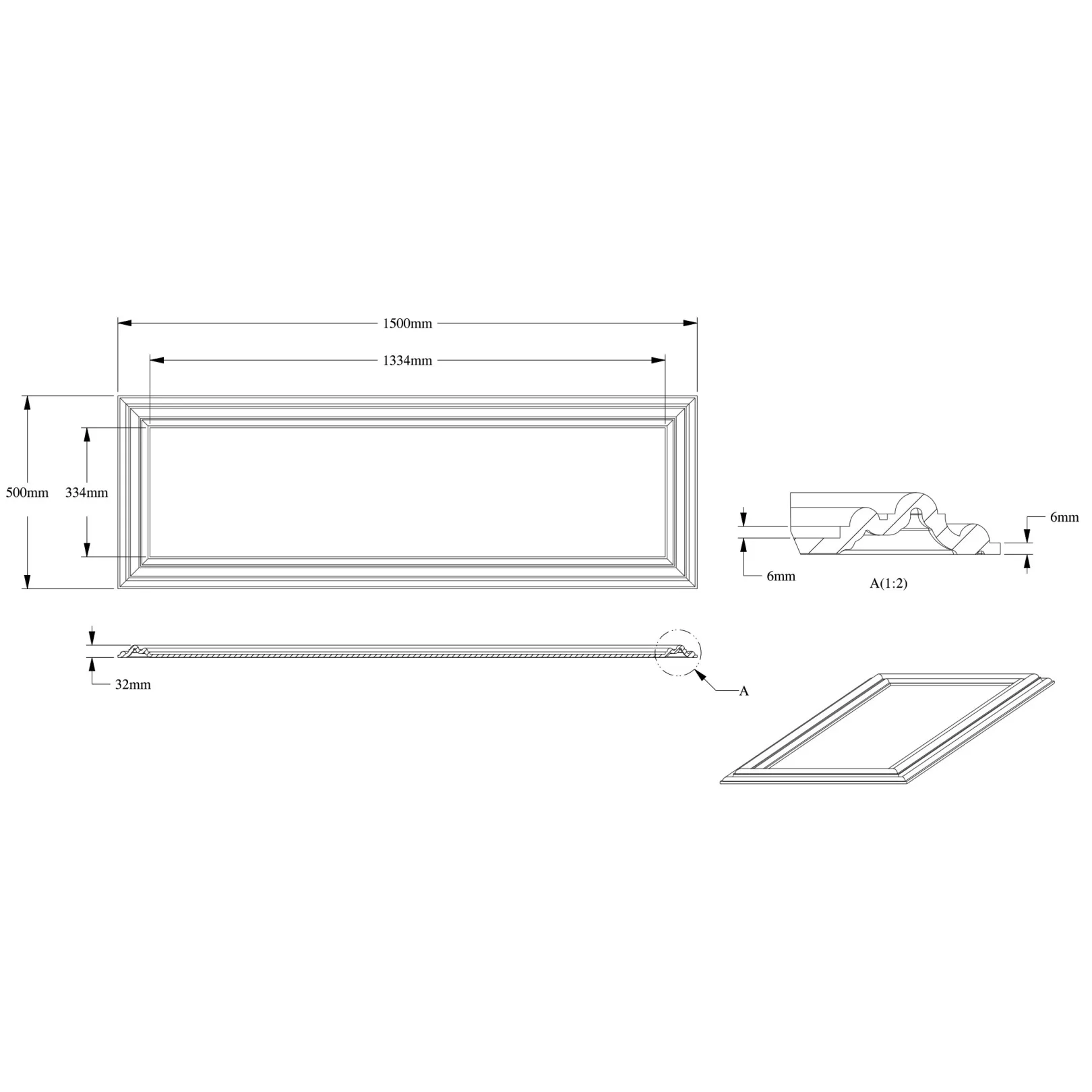 Panneau décoratif mural ORAC DECOR 3D W120 AUTOIRE
