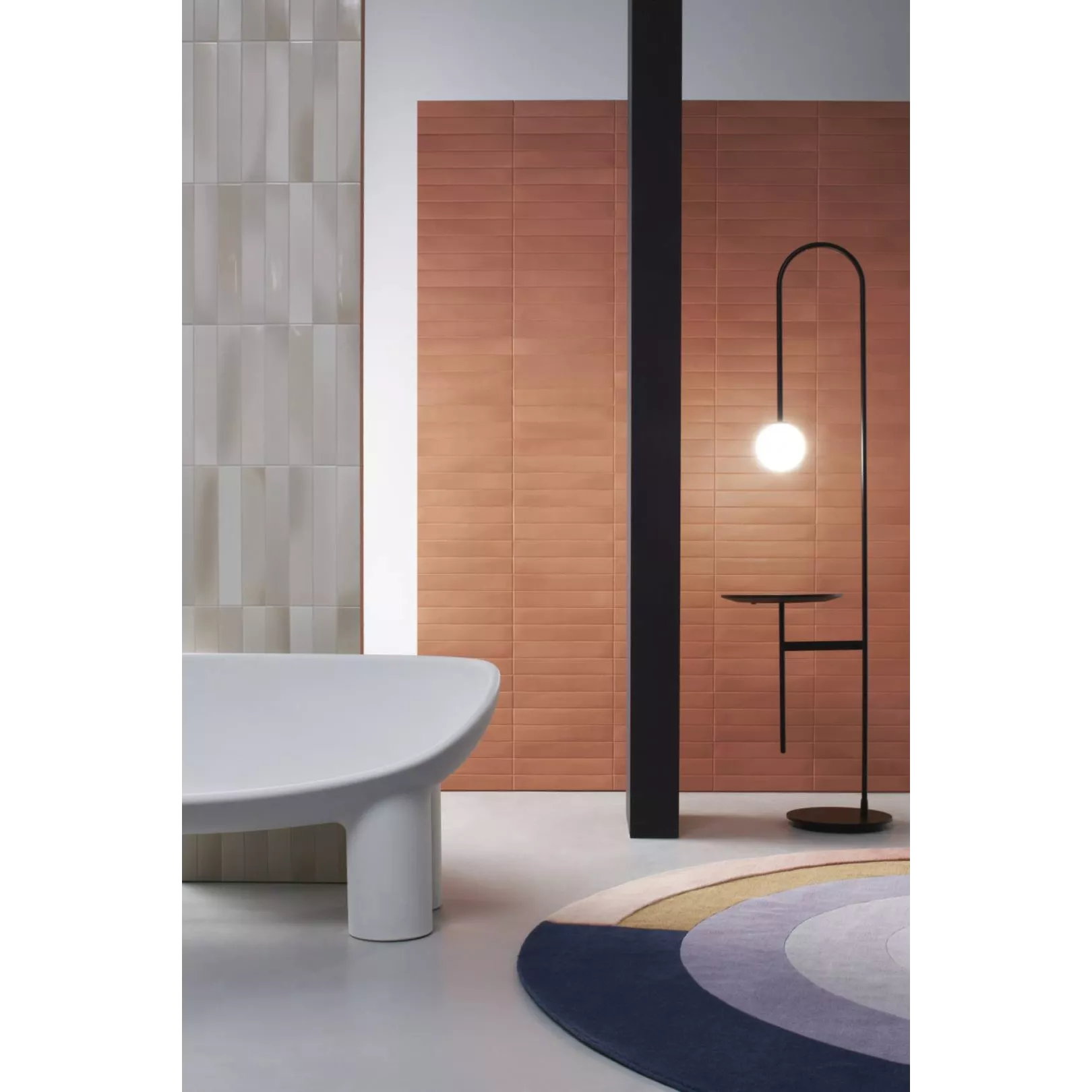 Carrelage grès cérame effet graphique RAINBOW