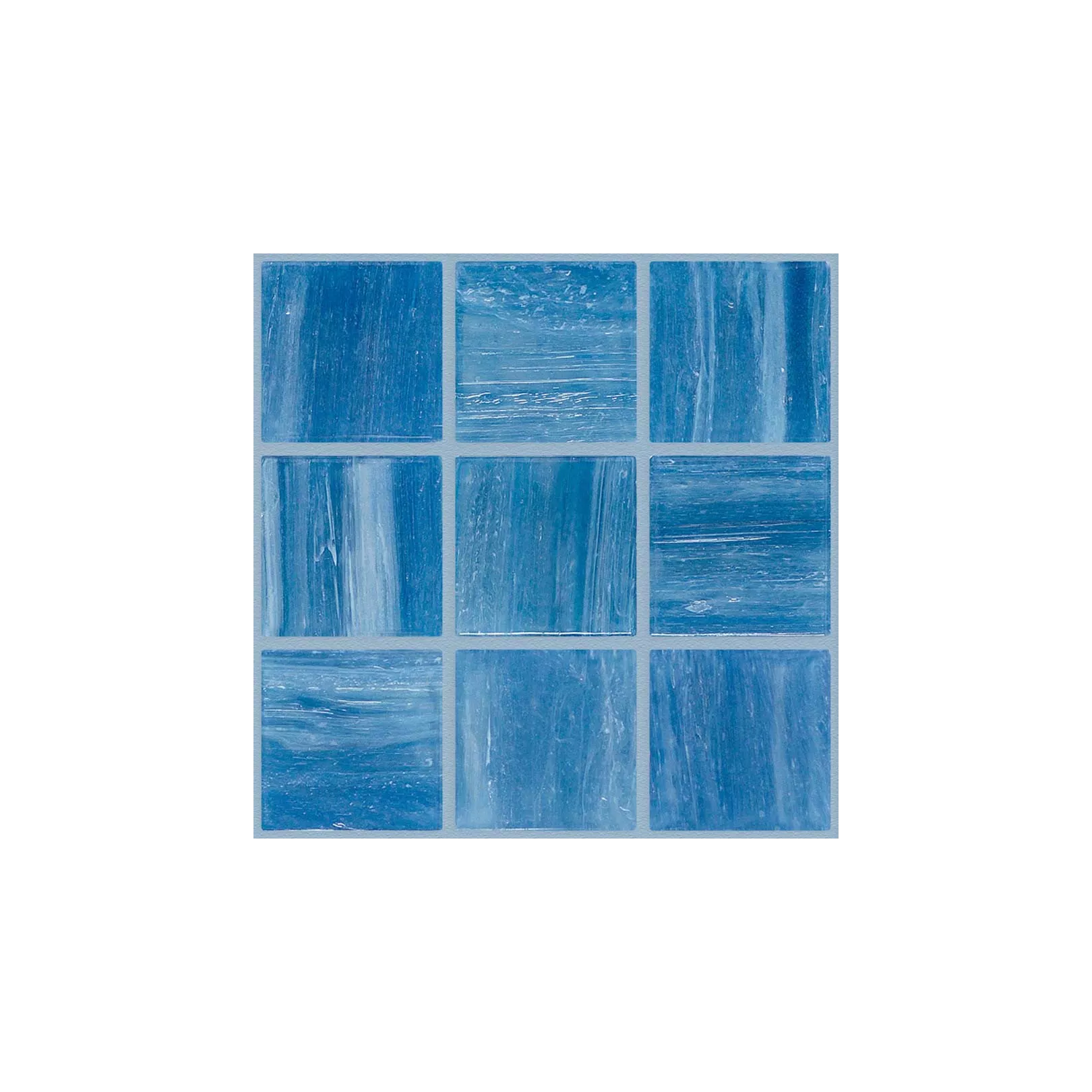 Mosaïque de pâte de verre BRILLANTE
