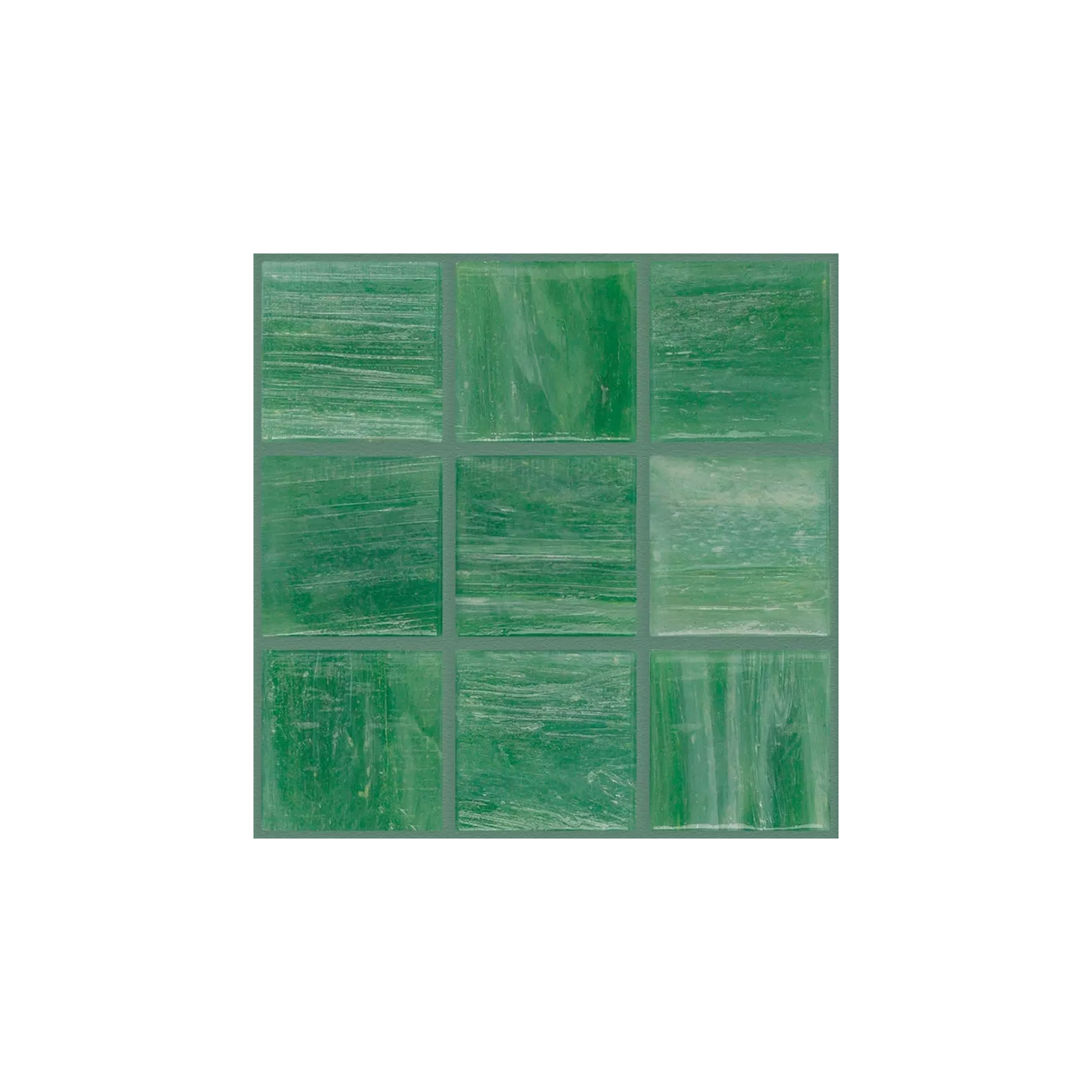 Mosaïque de pâte de verre BRILLANTE