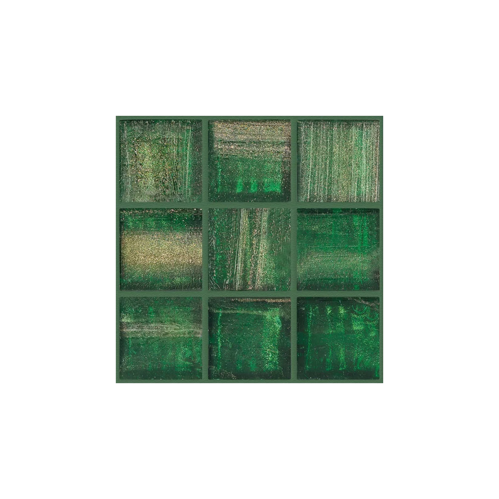 Mosaïque de pâte de verre BRILLANTE