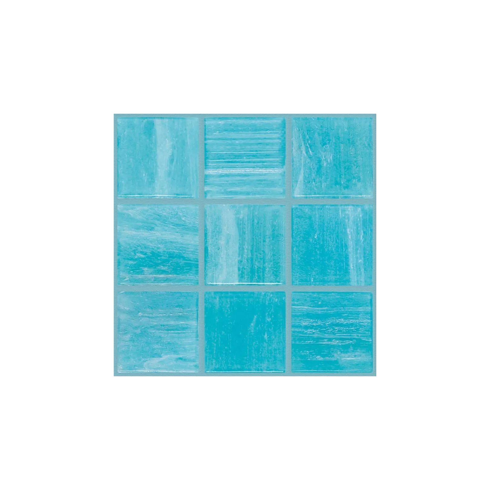 Mosaïque de pâte de verre BRILLANTE