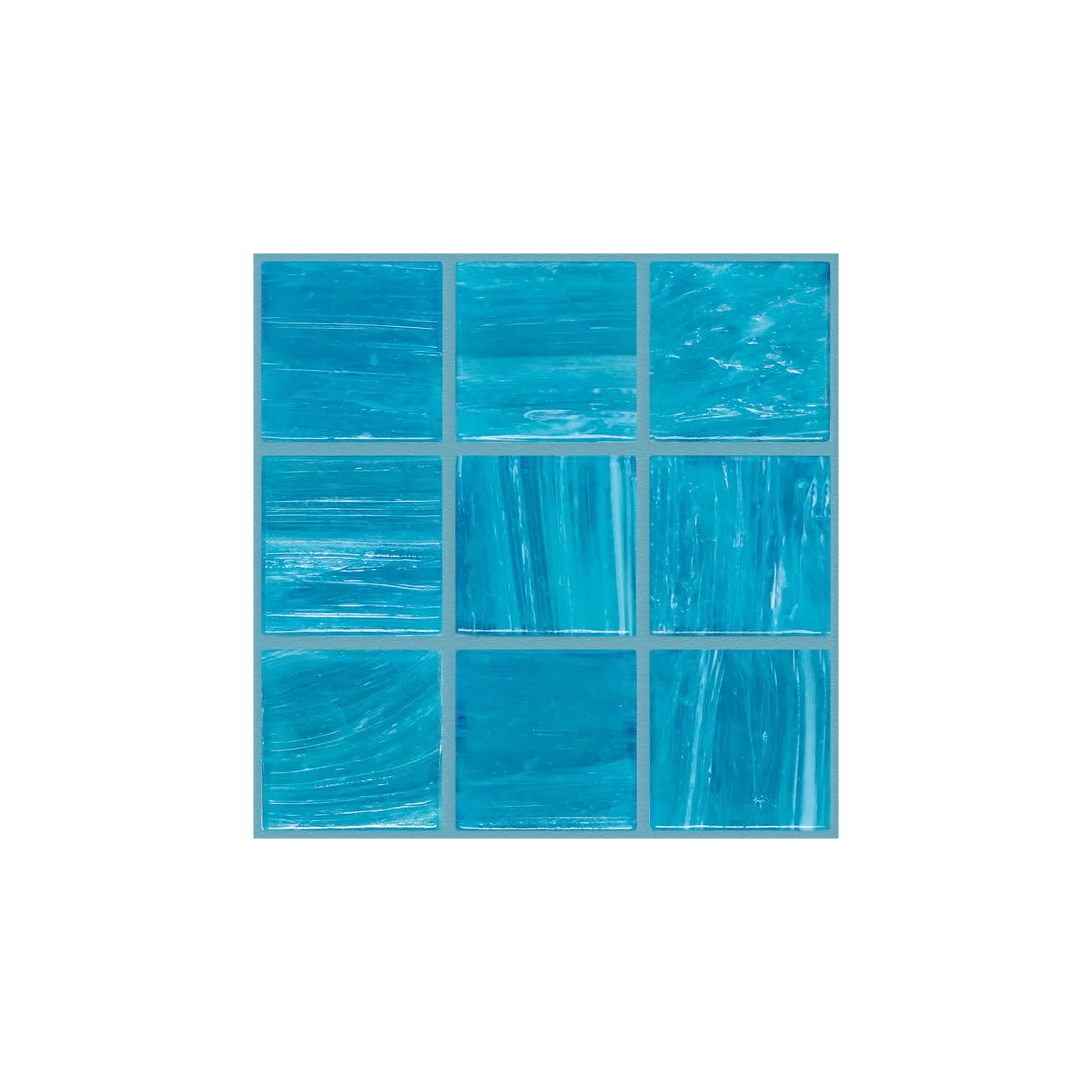 Mosaïque de pâte de verre BRILLANTE
