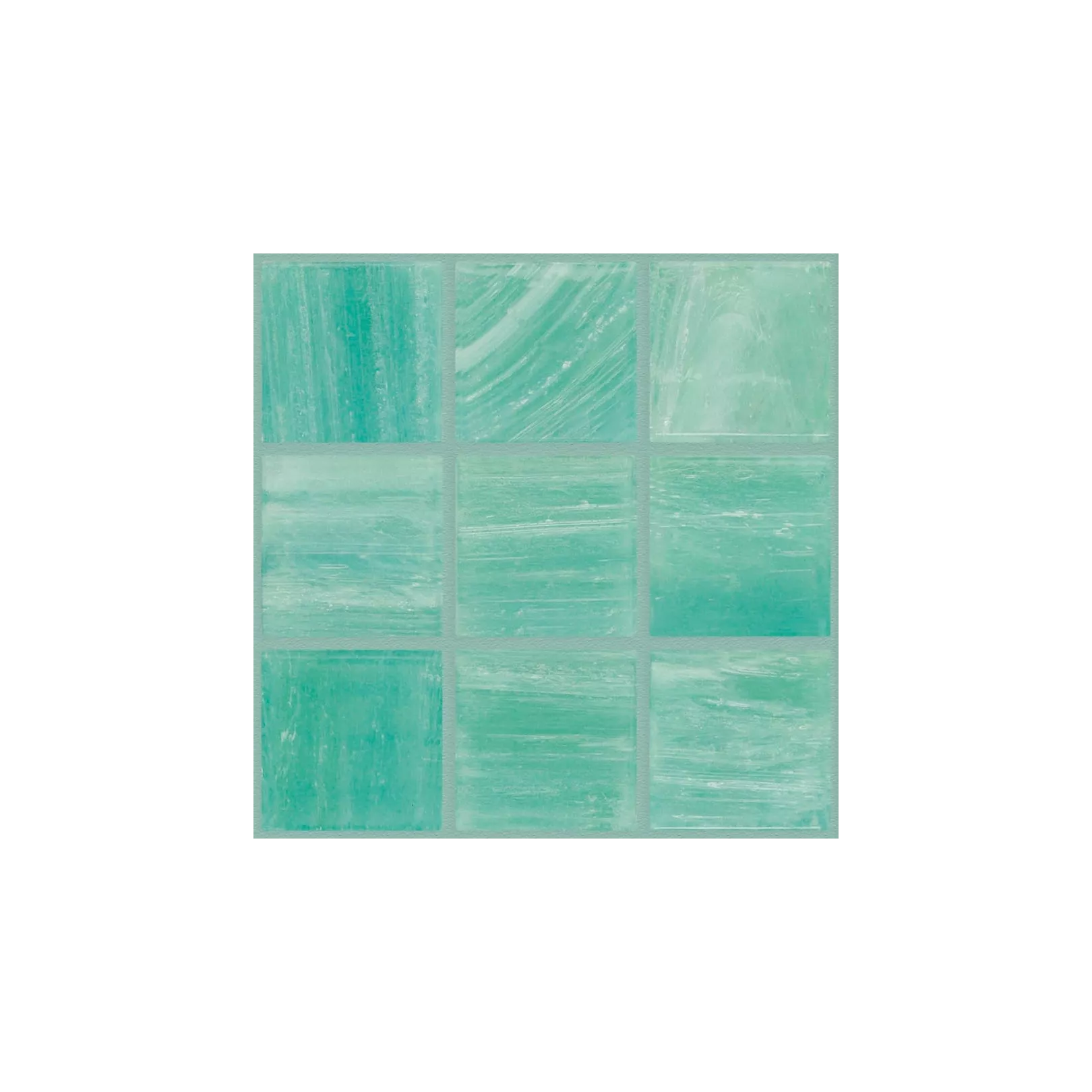 Mosaïque de pâte de verre BRILLANTE