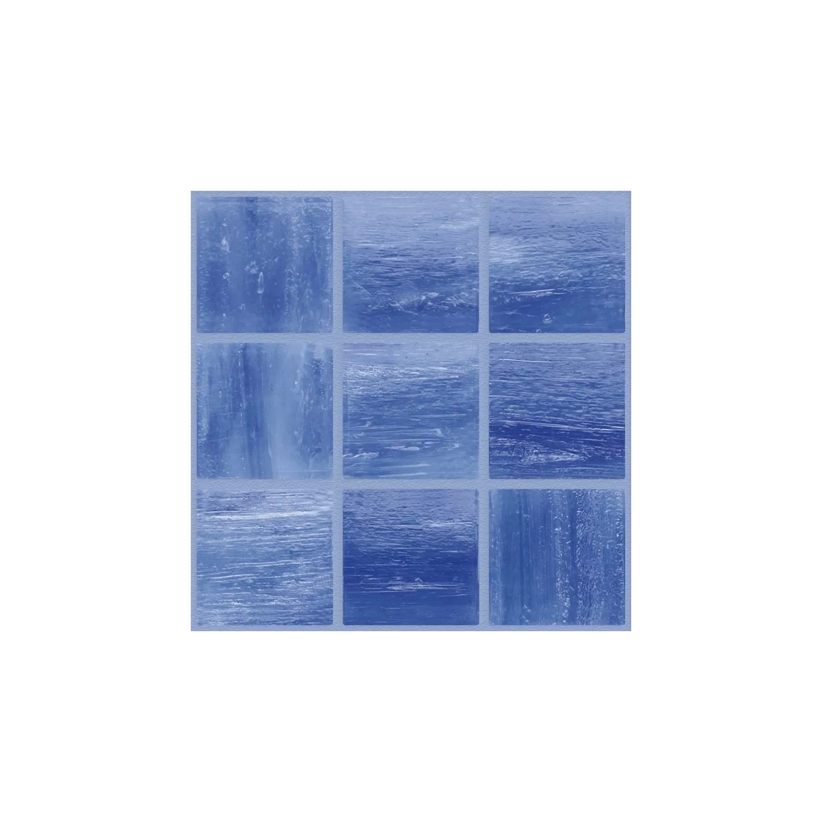 Mosaïque de pâte de verre BRILLANTE