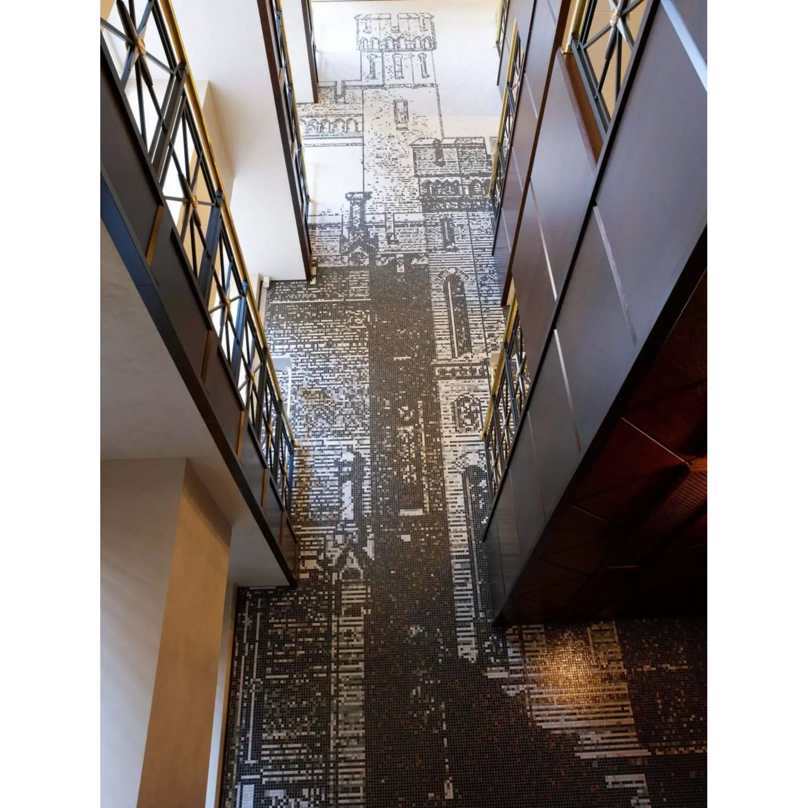 Mosaïque de pâte de verre BRILLANTE