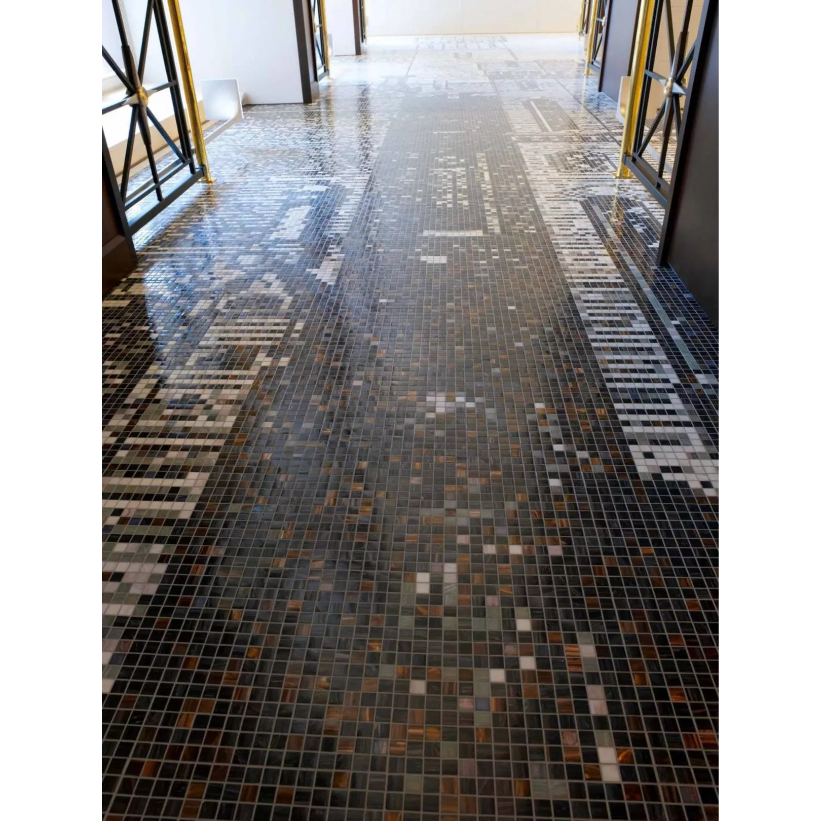 Mosaïque de pâte de verre BRILLANTE