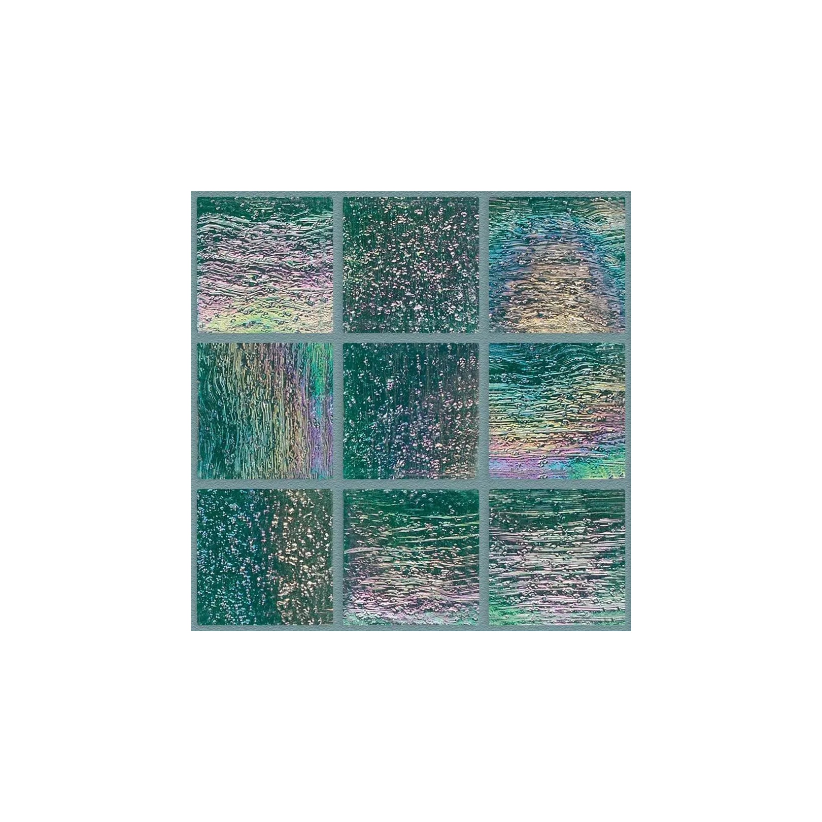Mosaïque de pâte de verre SHINING