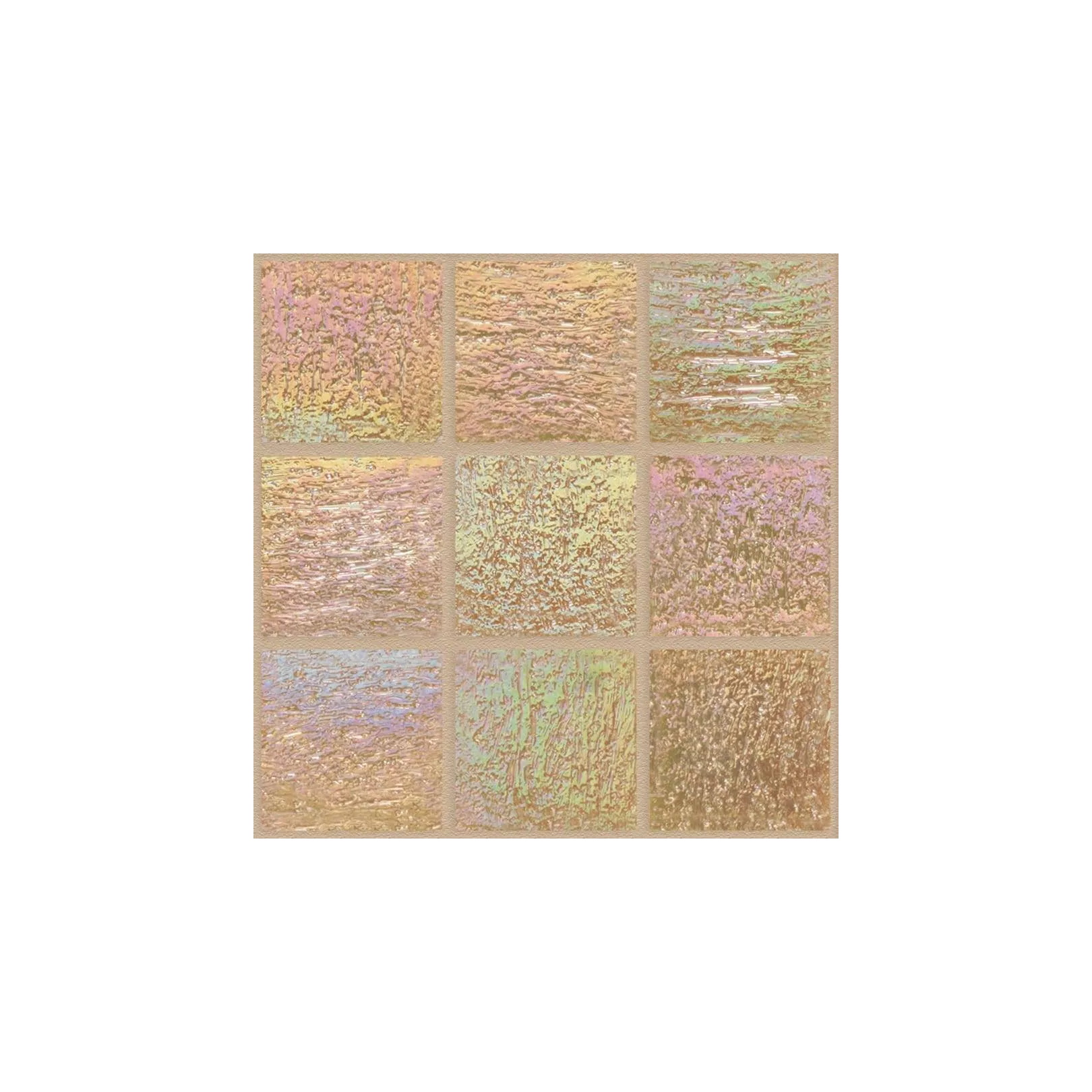 Mosaïque de pâte de verre SHINING