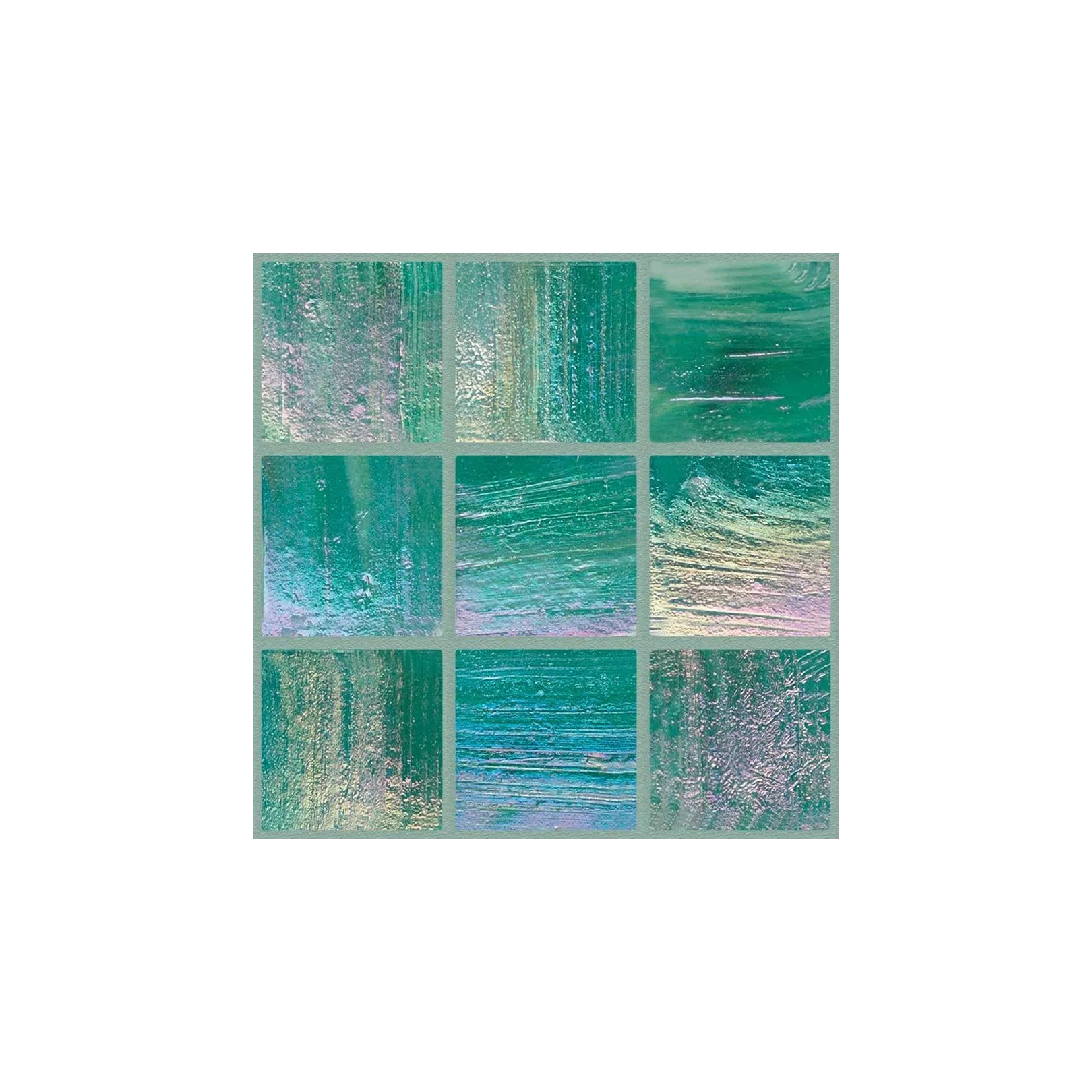 Mosaïque de pâte de verre SHINING