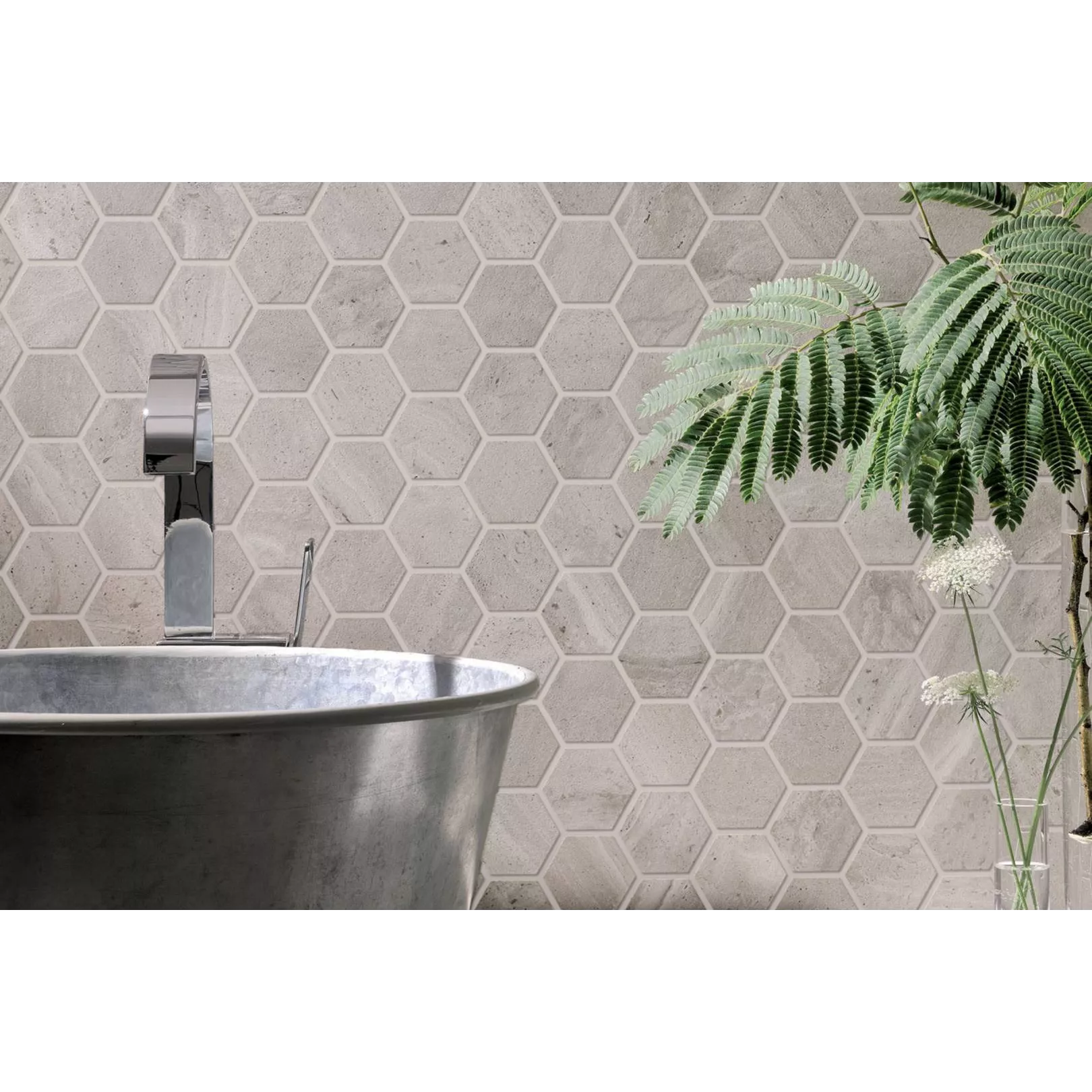 TRAVERTINE STONE - Couleur : Grigio