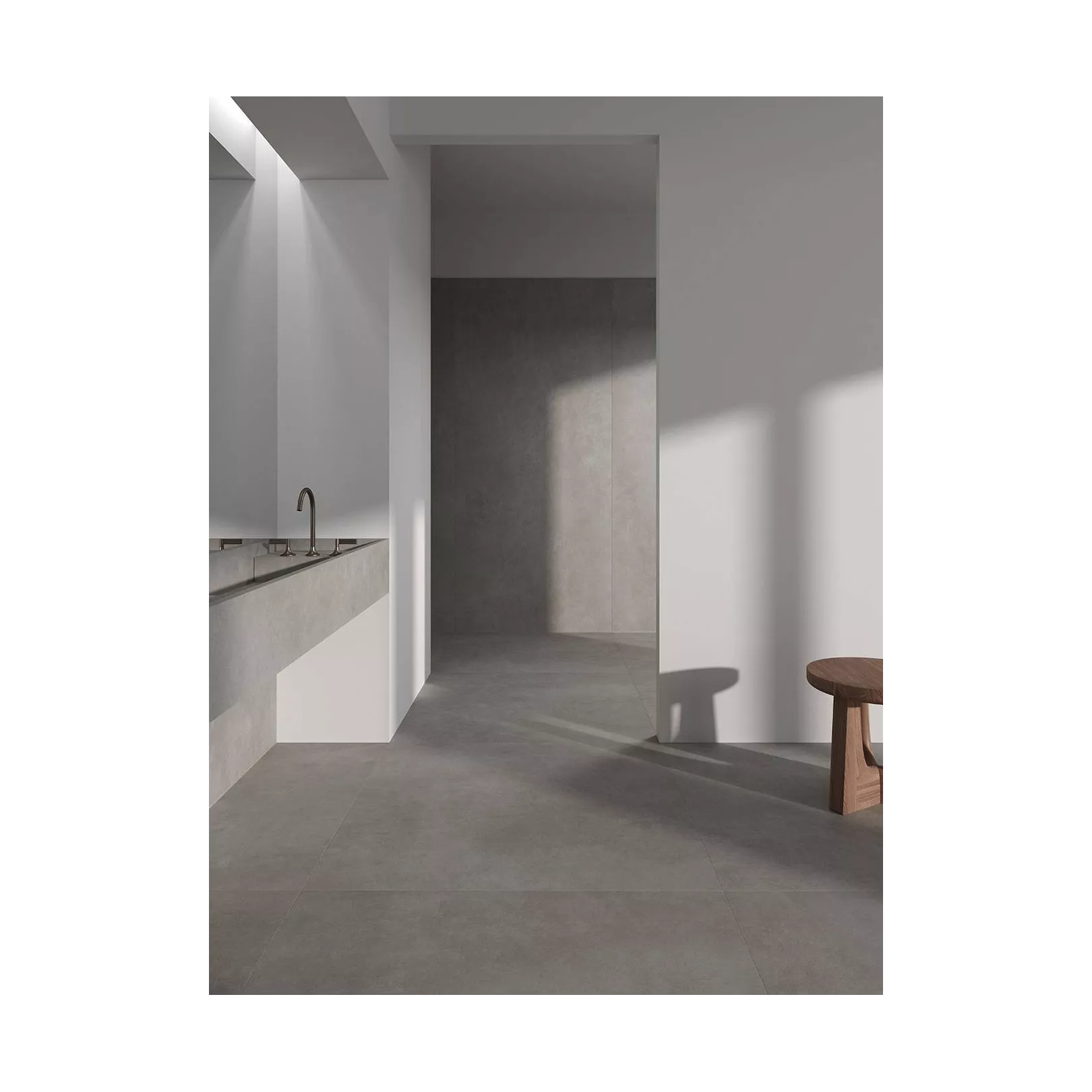 Carrelage grès cérame effet beton GUBI 20mm Exterieur