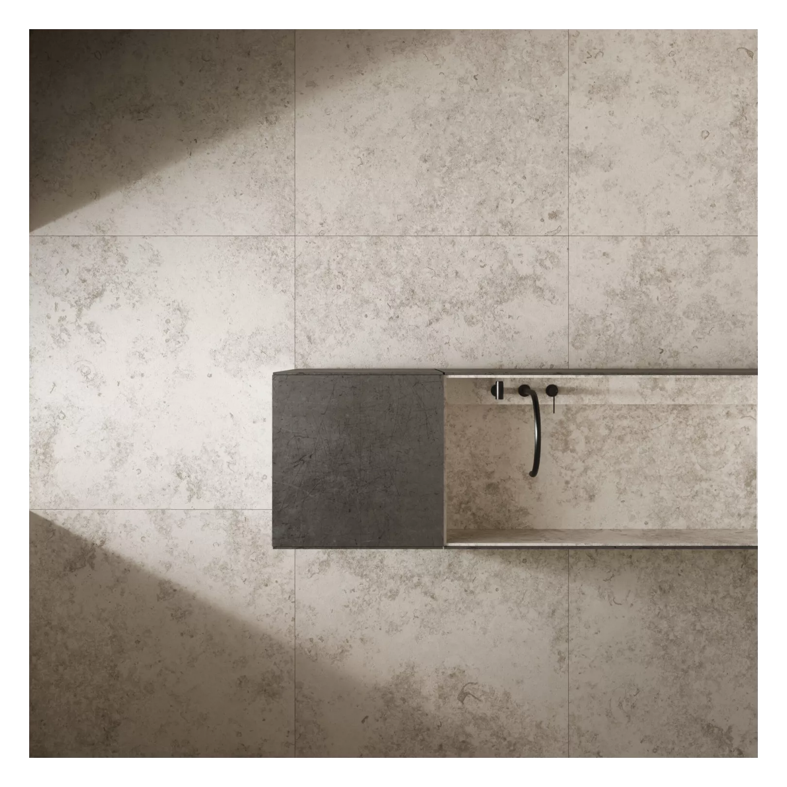 Carrelage grès cérame effet pierre MALTA 20mm Exterieur