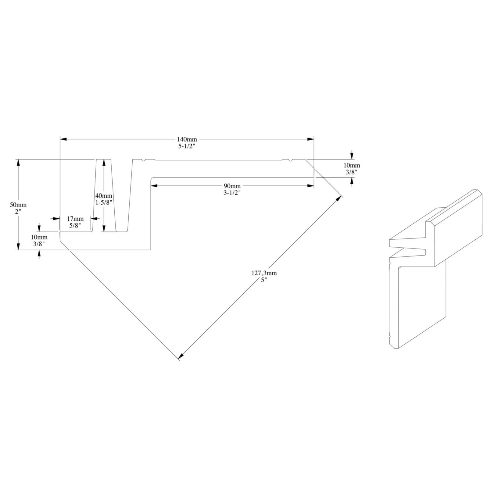Corniche ORAC C382 pour eclairage indirect