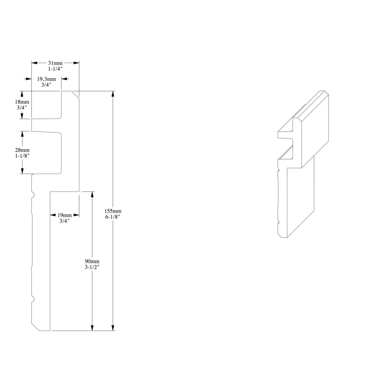 Corniche ORAC C395 pour eclairage indirect
