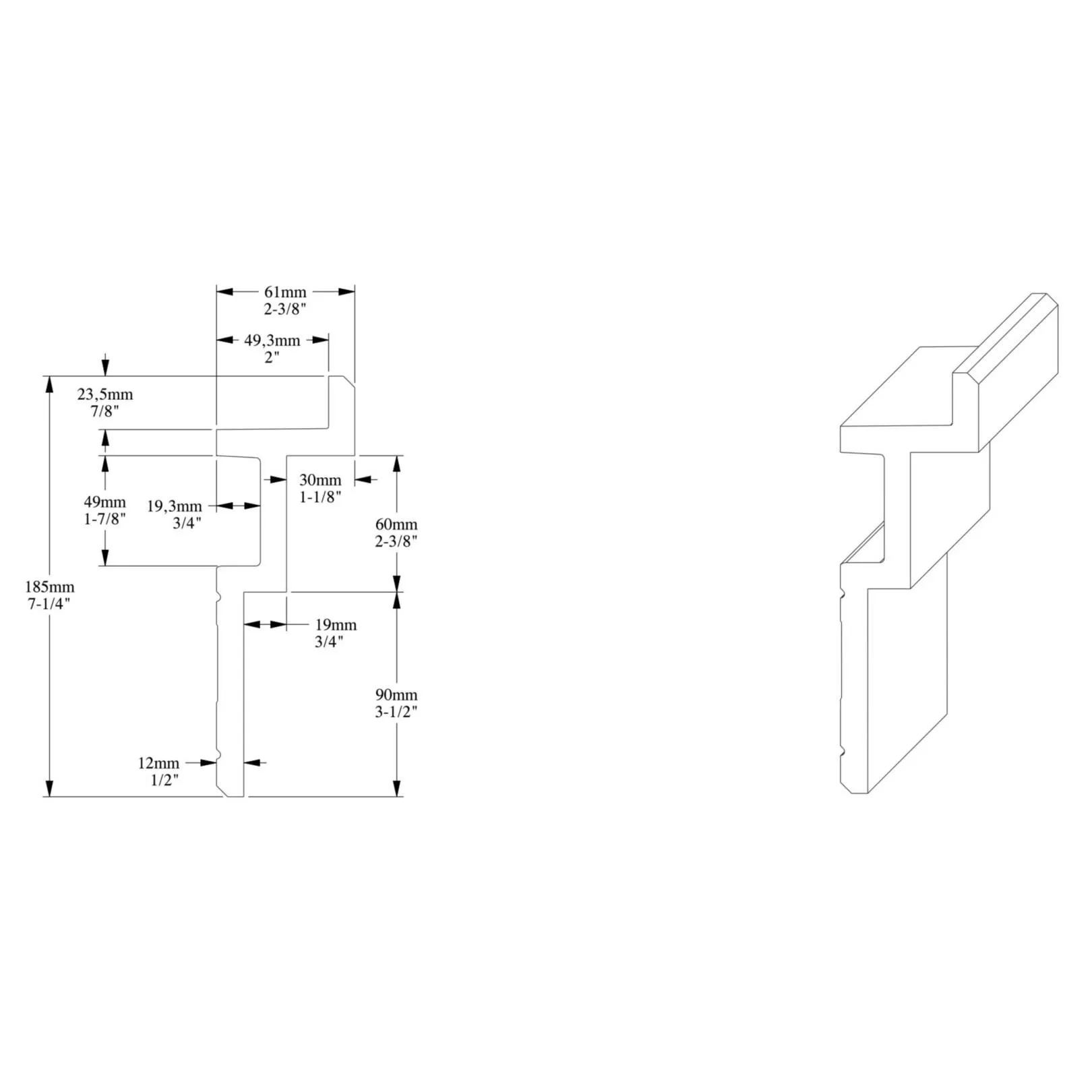 Corniche ORAC C396 pour eclairage indirect