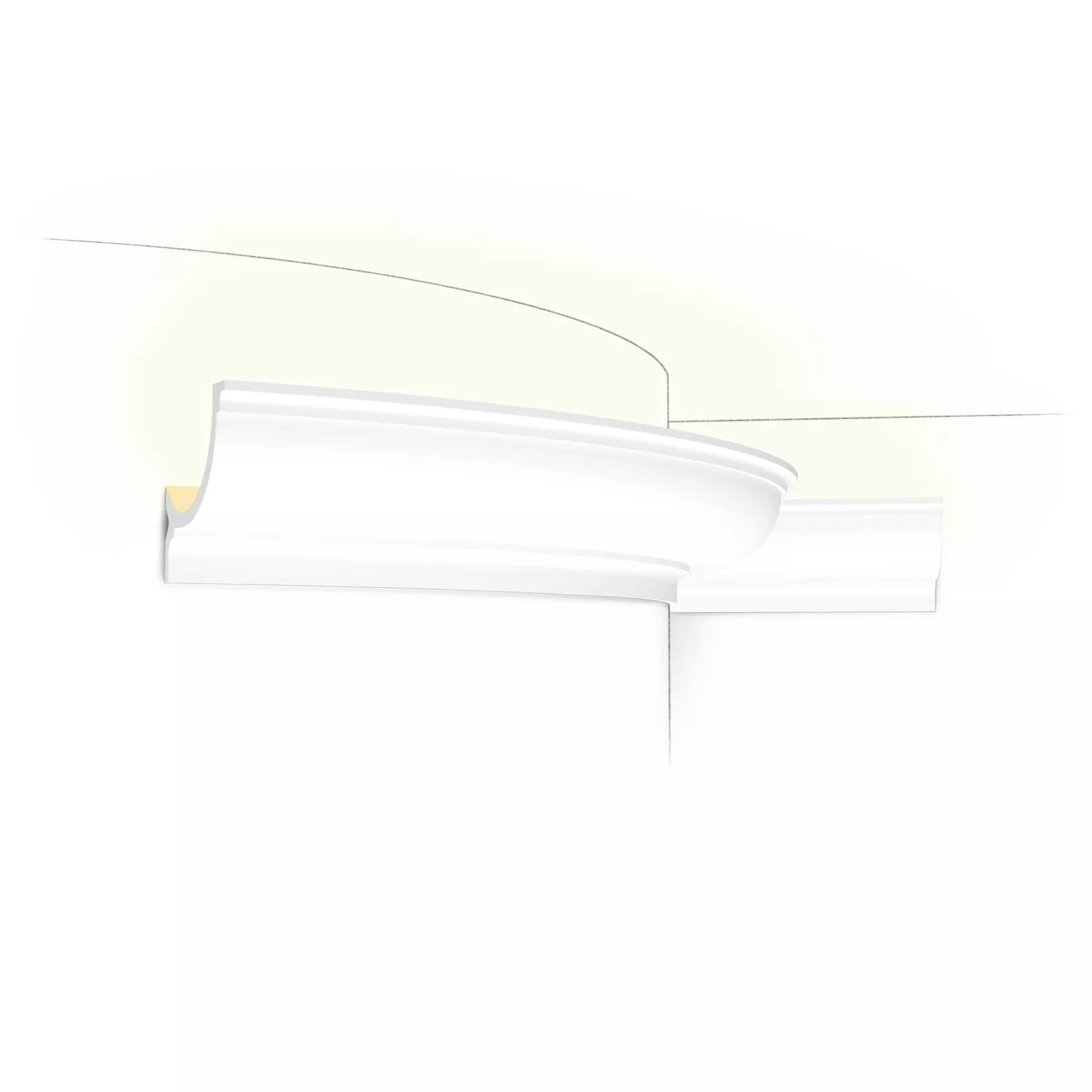 Corniche ORAC C902 et C902 Flex pour eclairage indirect