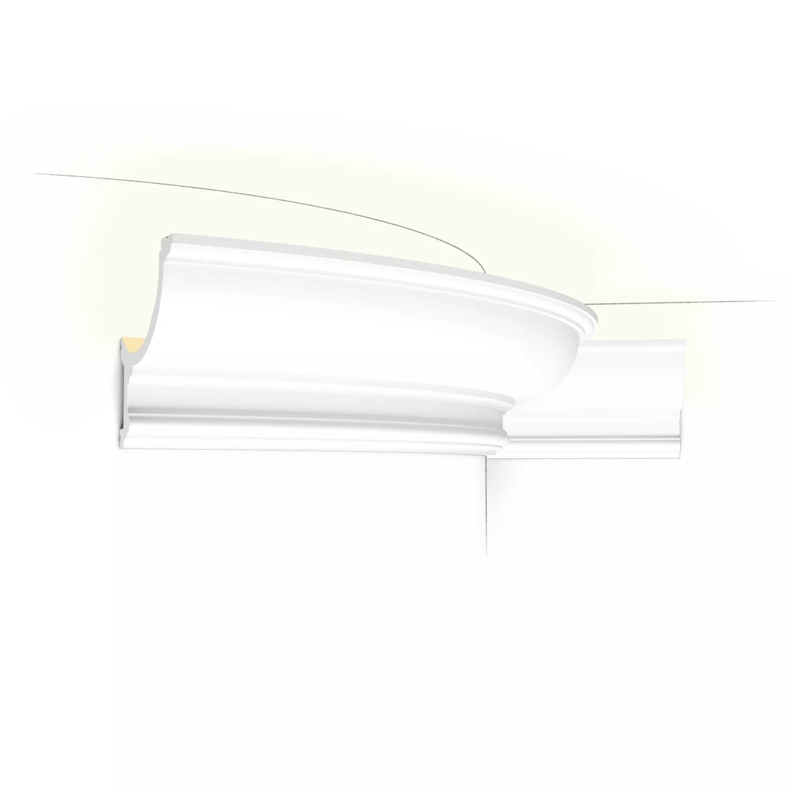 Corniche ORAC C901 et C901 Flex pour eclairage indirect